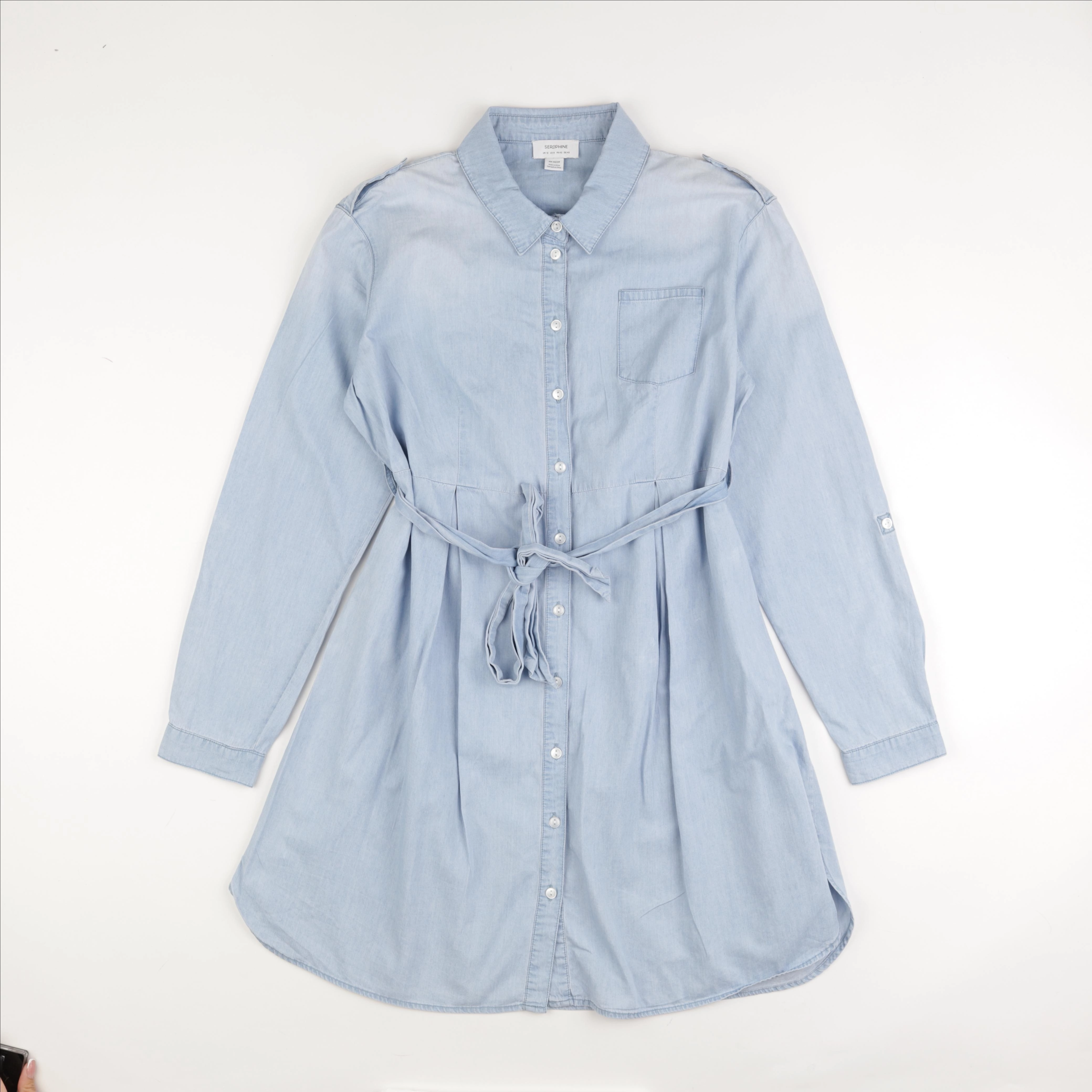 Seraphine - robe grossesse bleu - 42