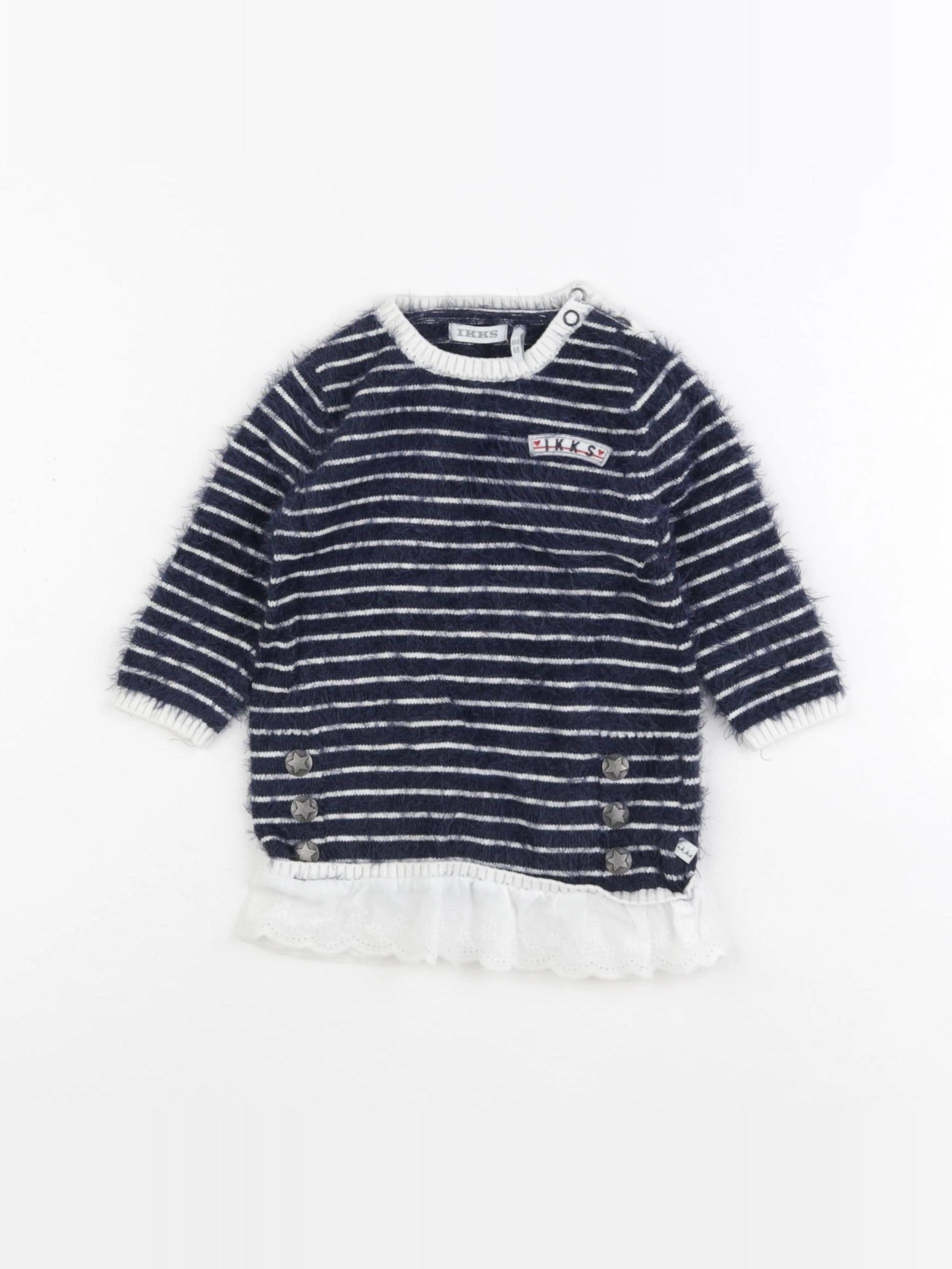 IKKS - robe bleu - 6 mois