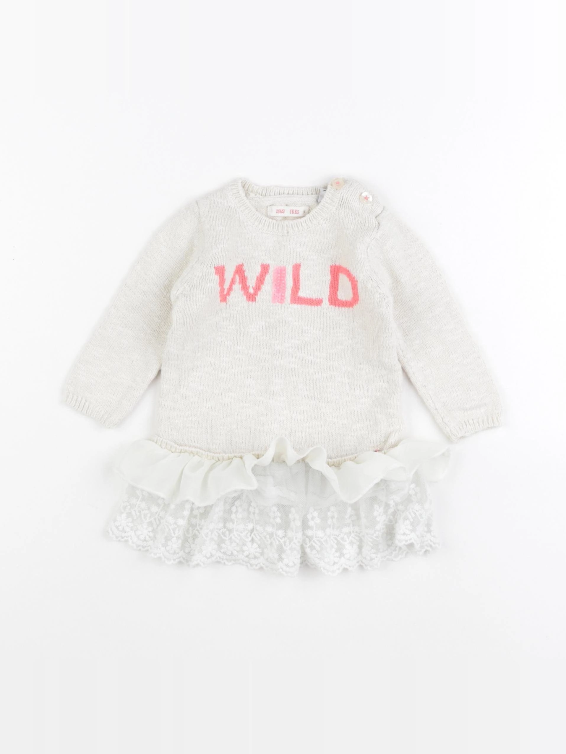 IKKS - robe beige - 6 mois