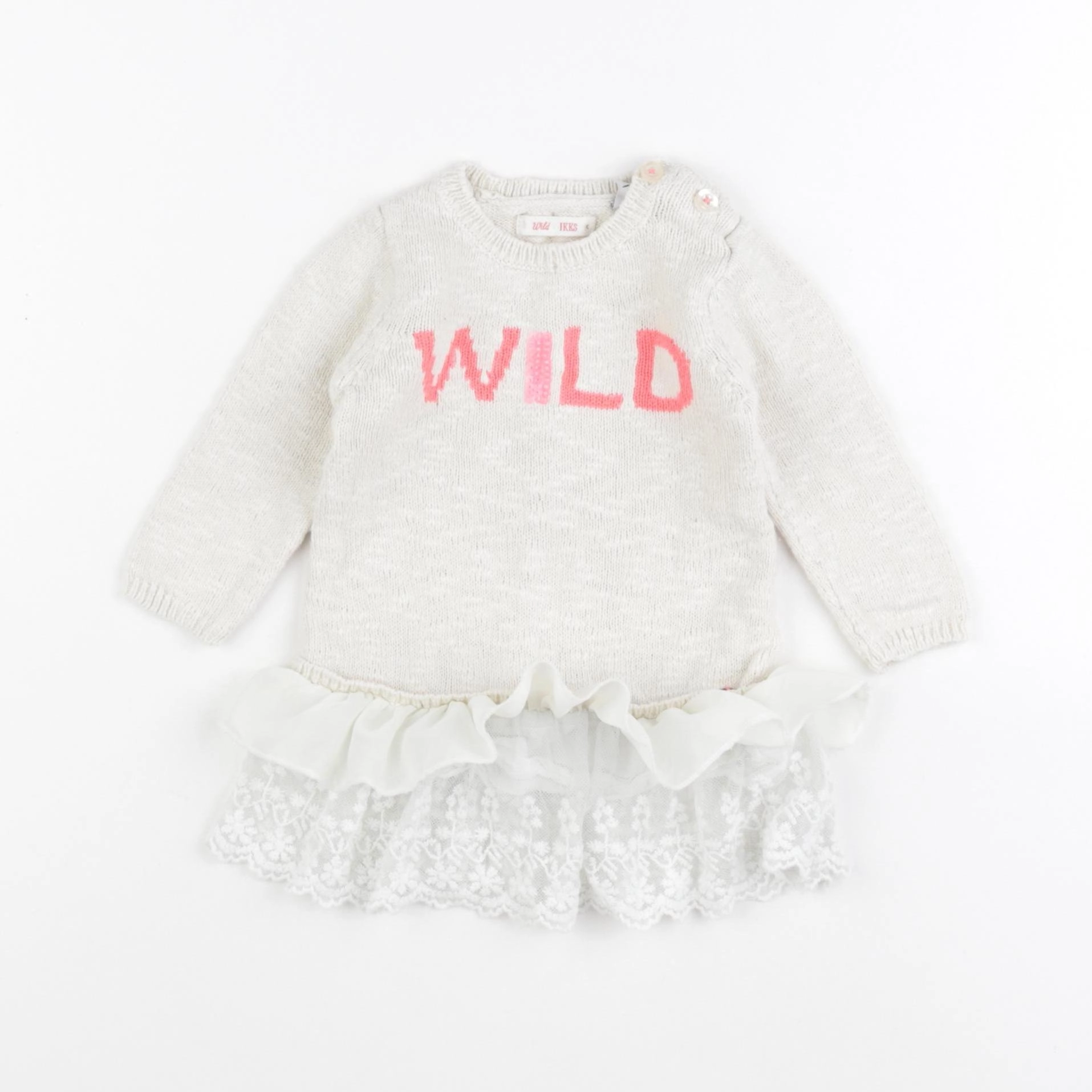 IKKS - robe beige - 6 mois