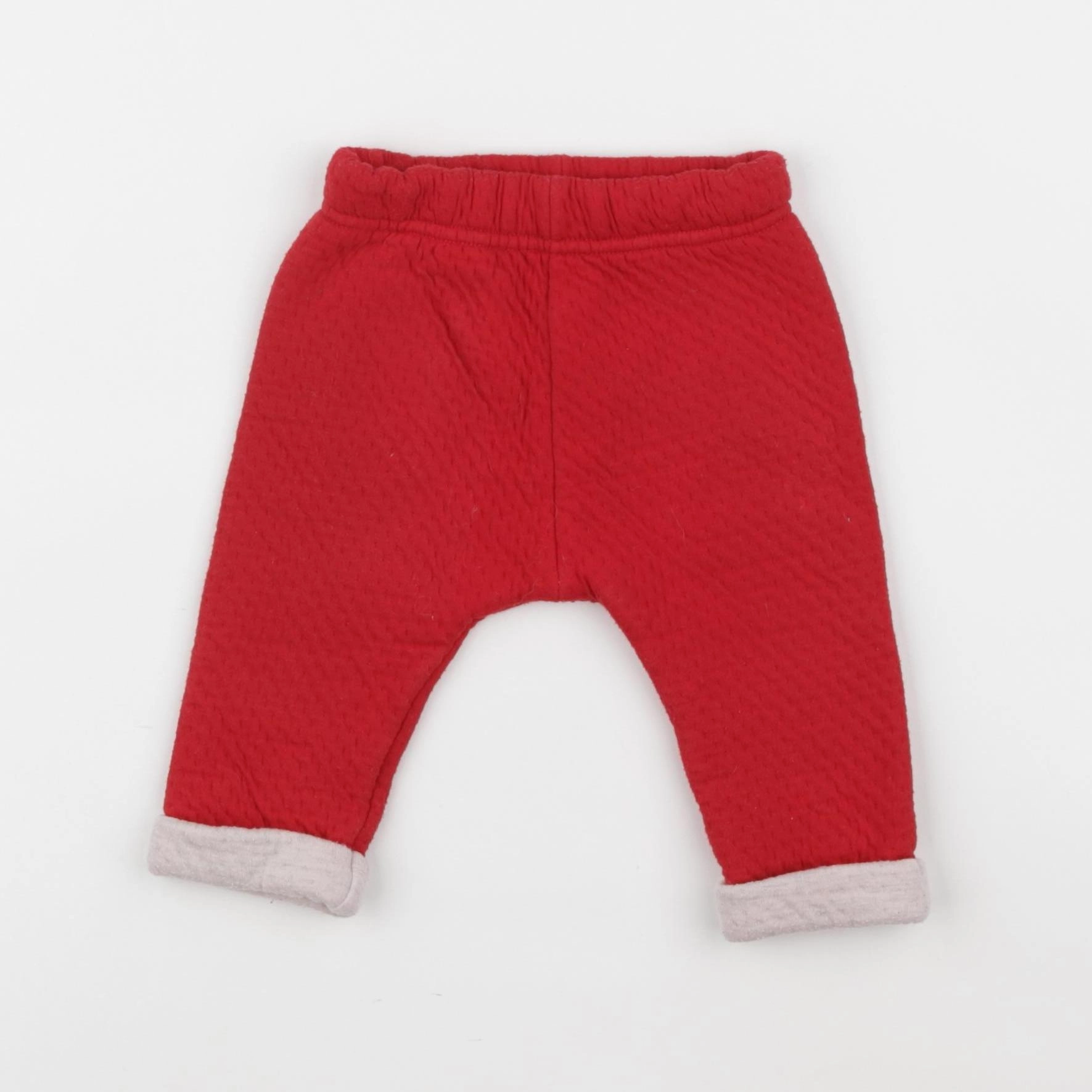 Petit Bateau - sarouel rouge - 3 mois