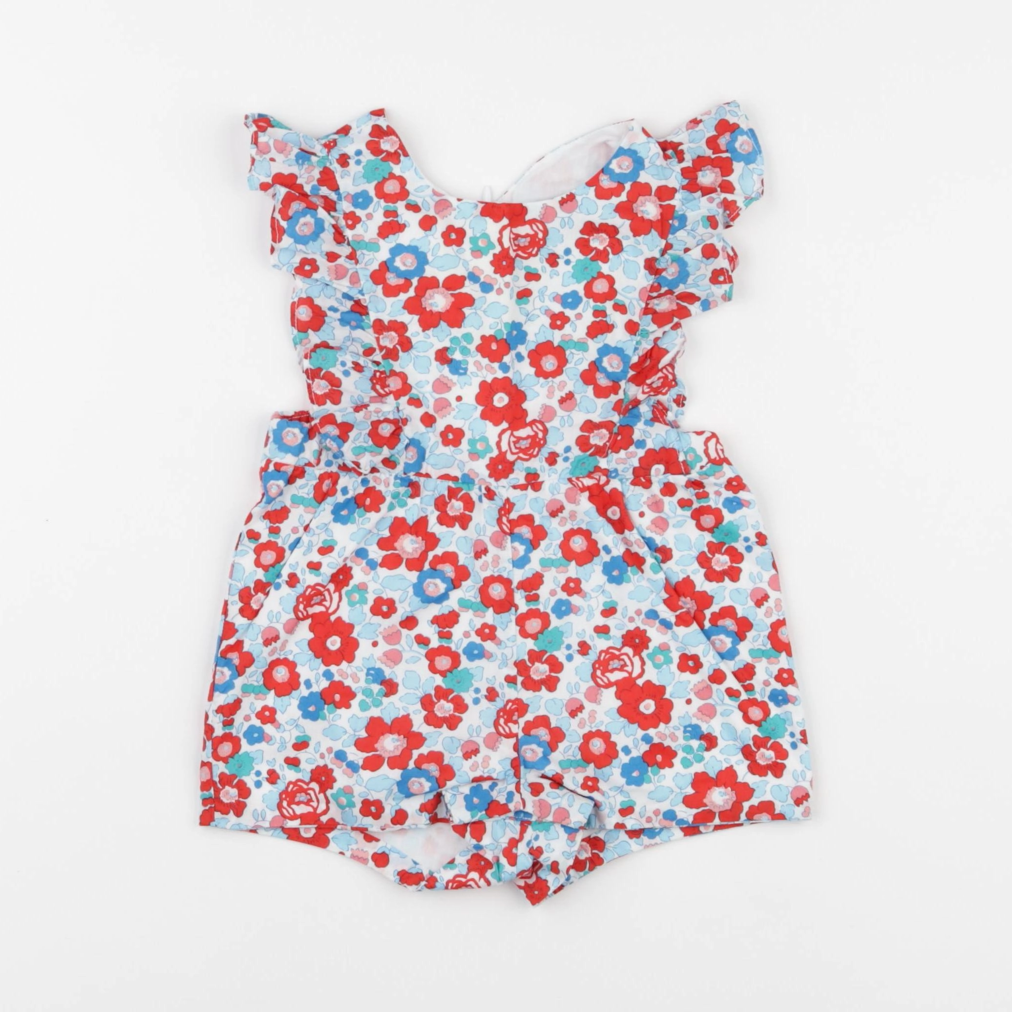 Jacadi - combinaison liberty bleu - 12 mois