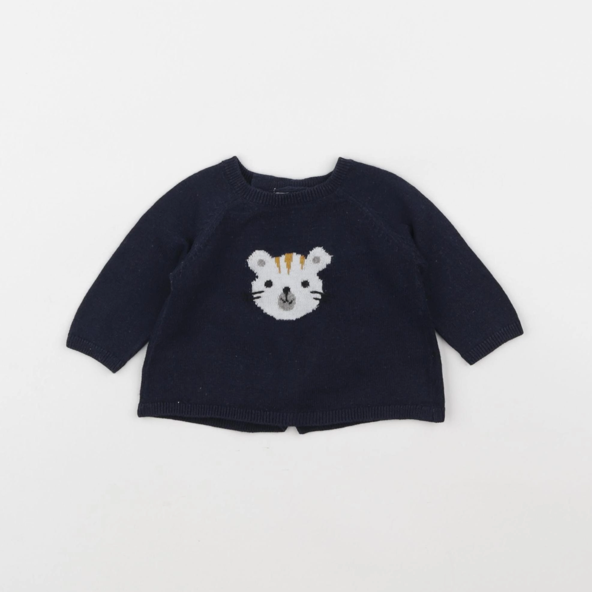 Boutchou - pull bleu - 1 mois