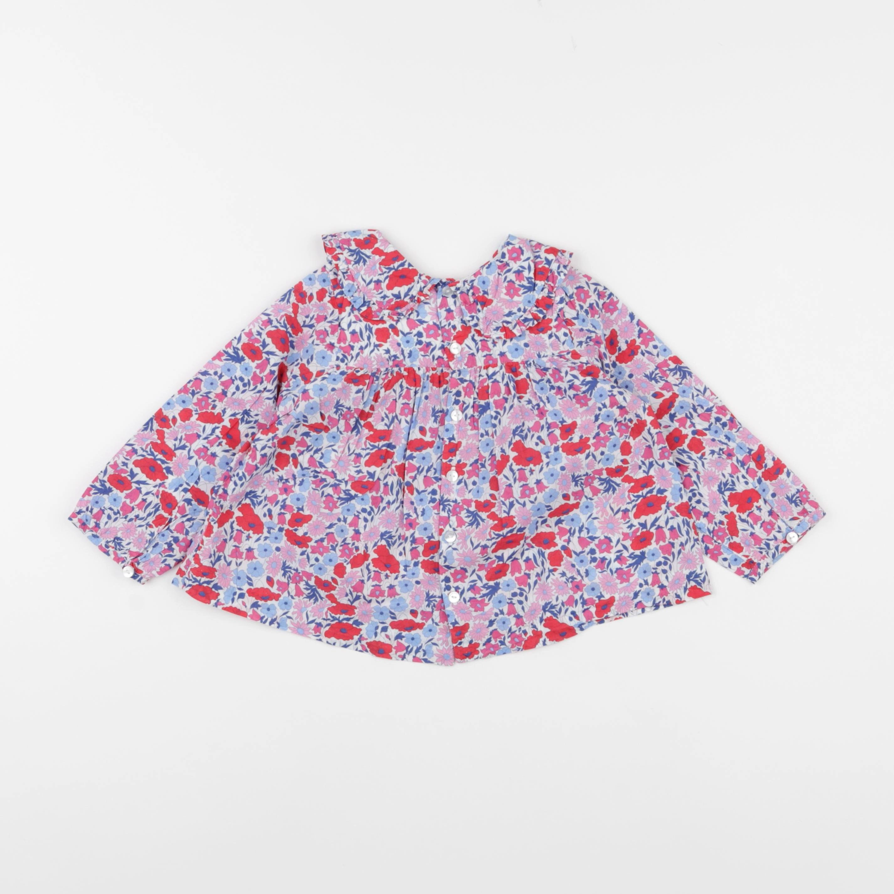 Jacadi - blouse liberty rose - 24 mois