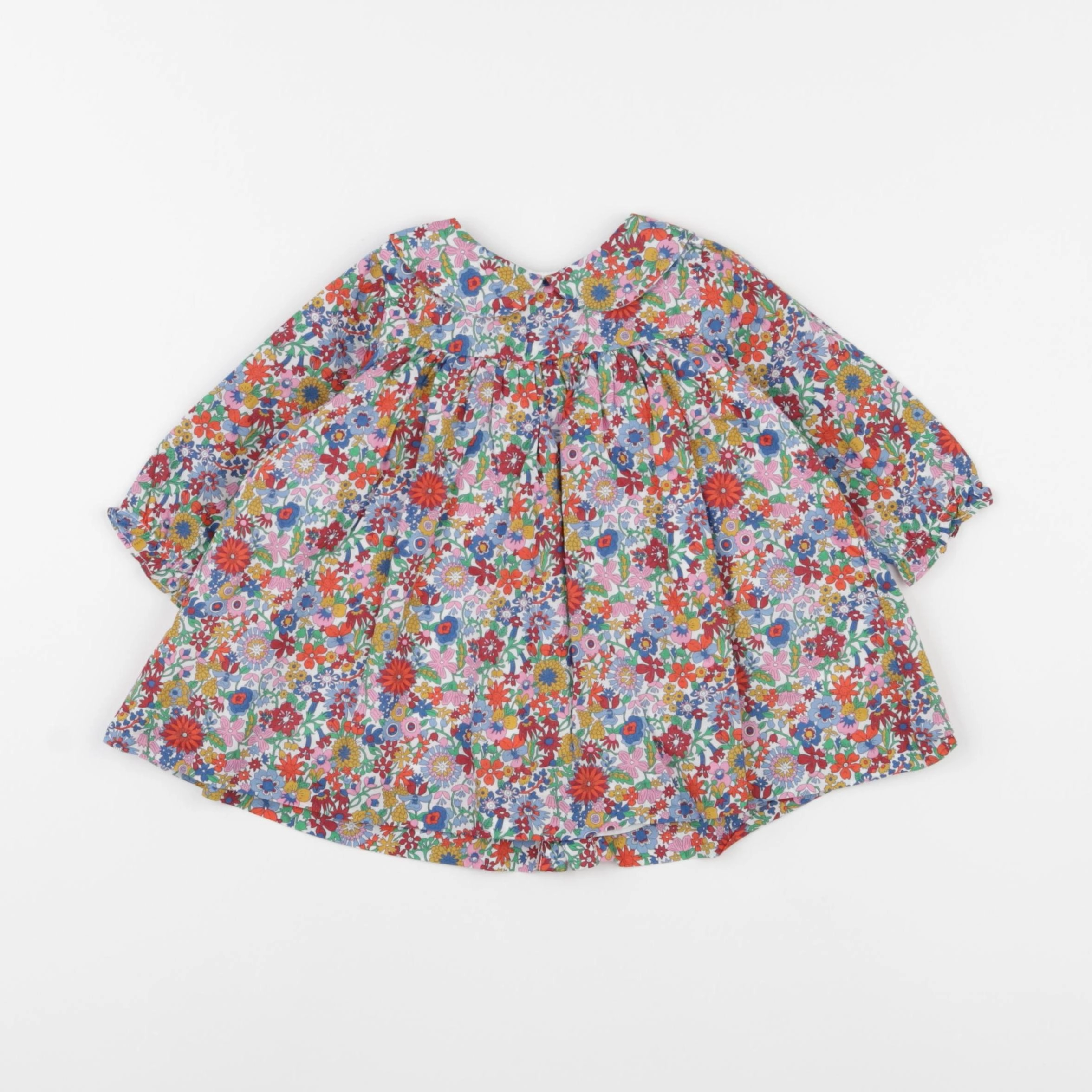 Jacadi - robe liberty multicolore - 6 mois