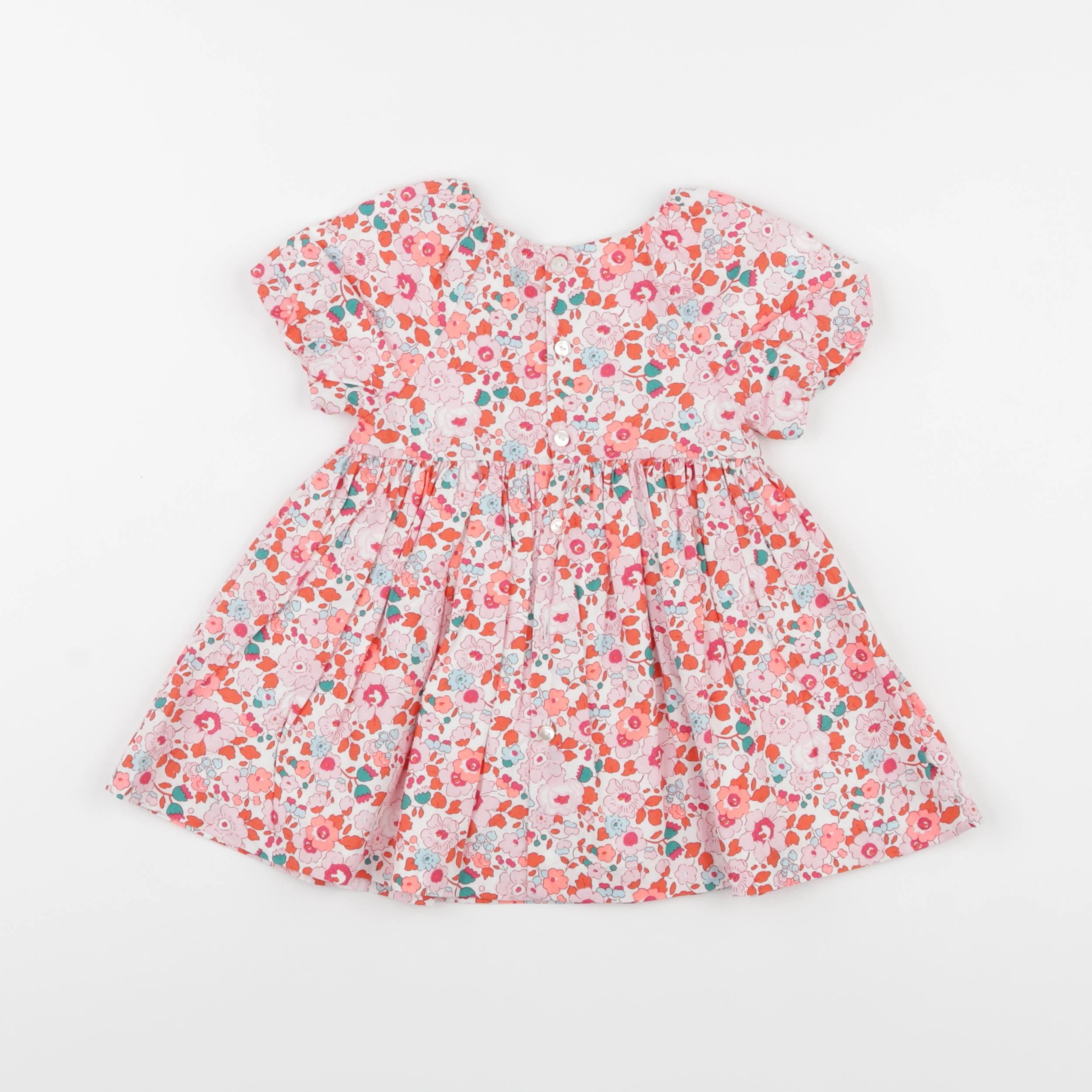 Jacadi - robe liberty rose - 12 mois