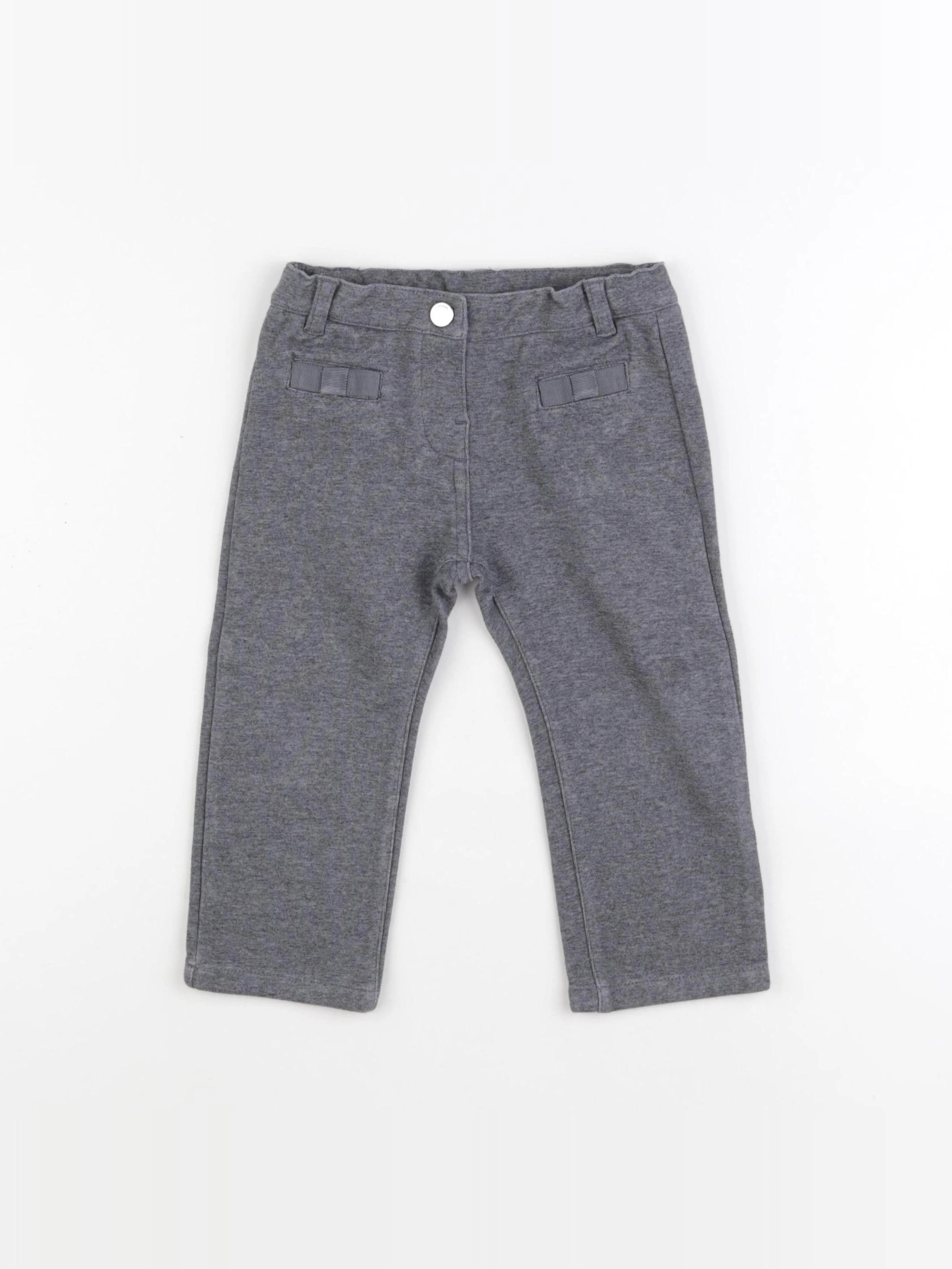 Jacadi - jegging gris - 24 mois
