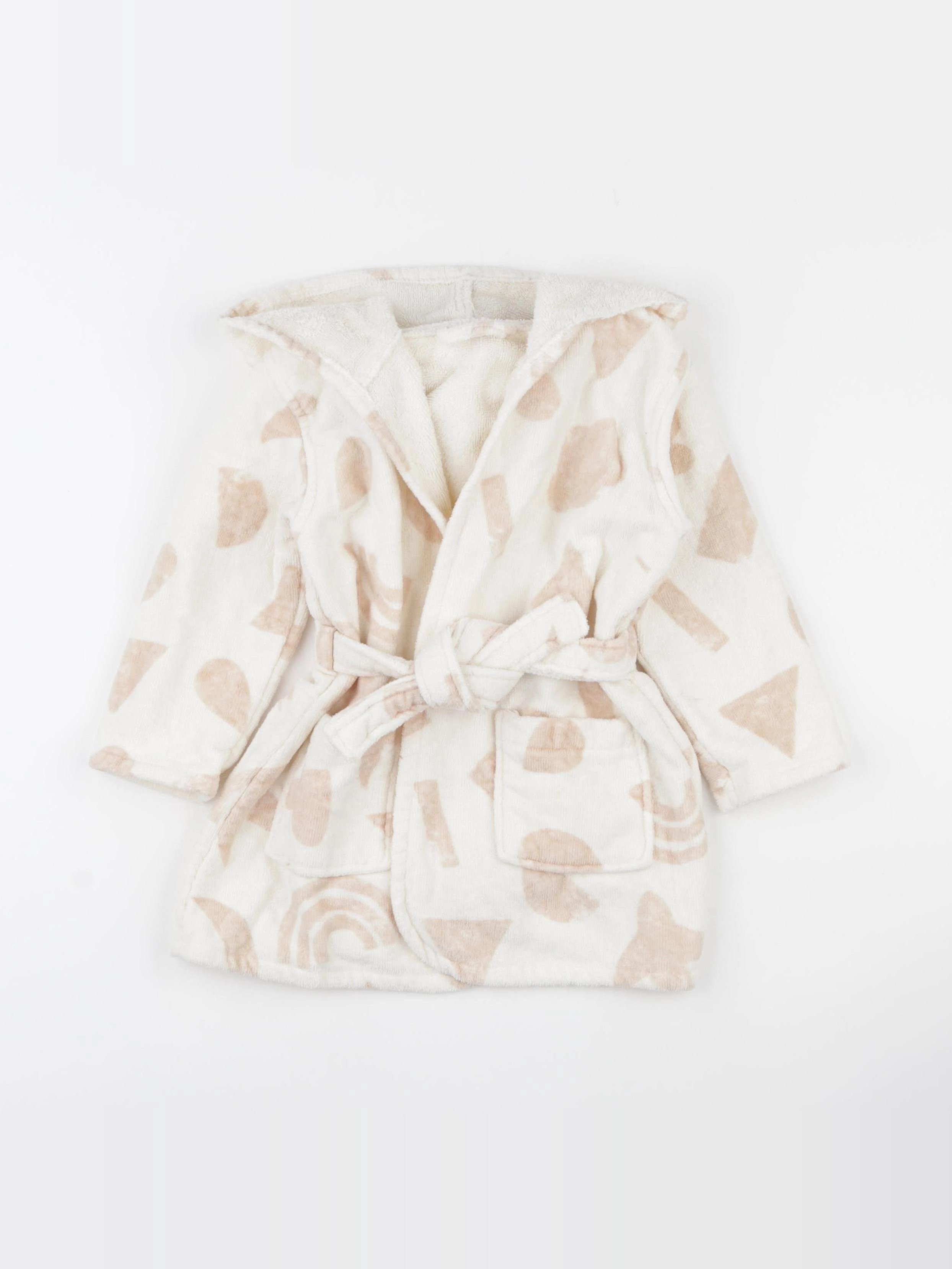 Vertbaudet - peignoir beige - 24 mois