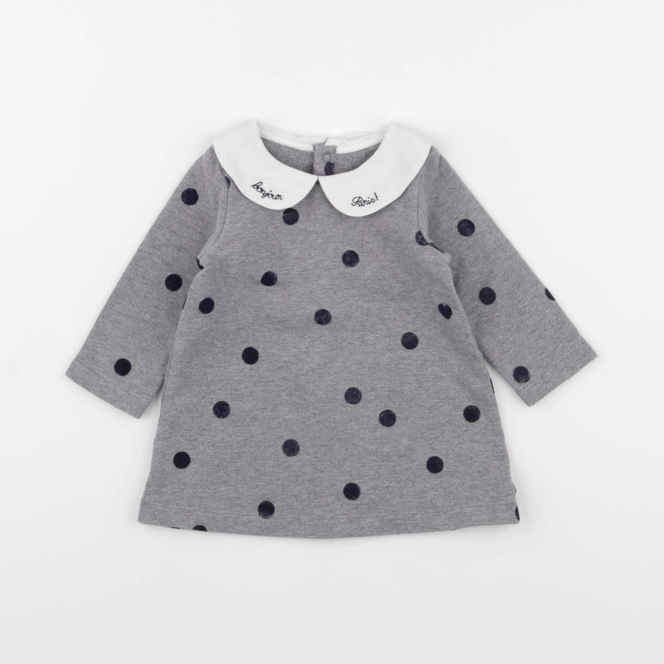 Jacadi - robe gris - 6 mois