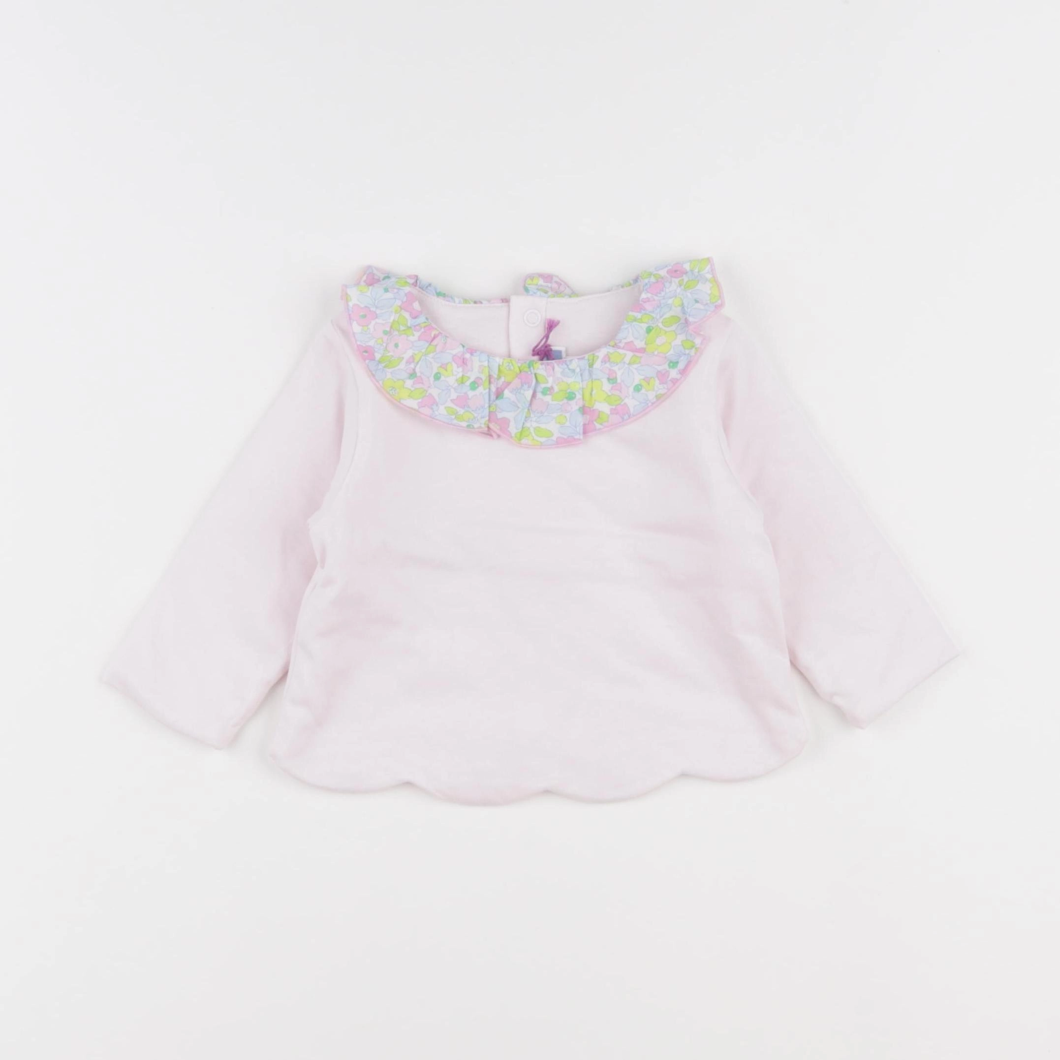Jacadi - tee-shirt rose - 6 mois