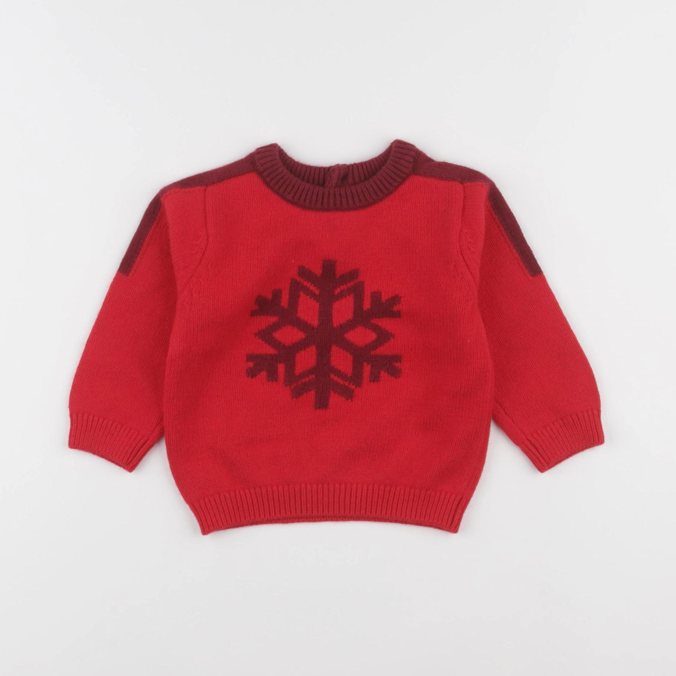 Jacadi - pull rouge - 18 mois