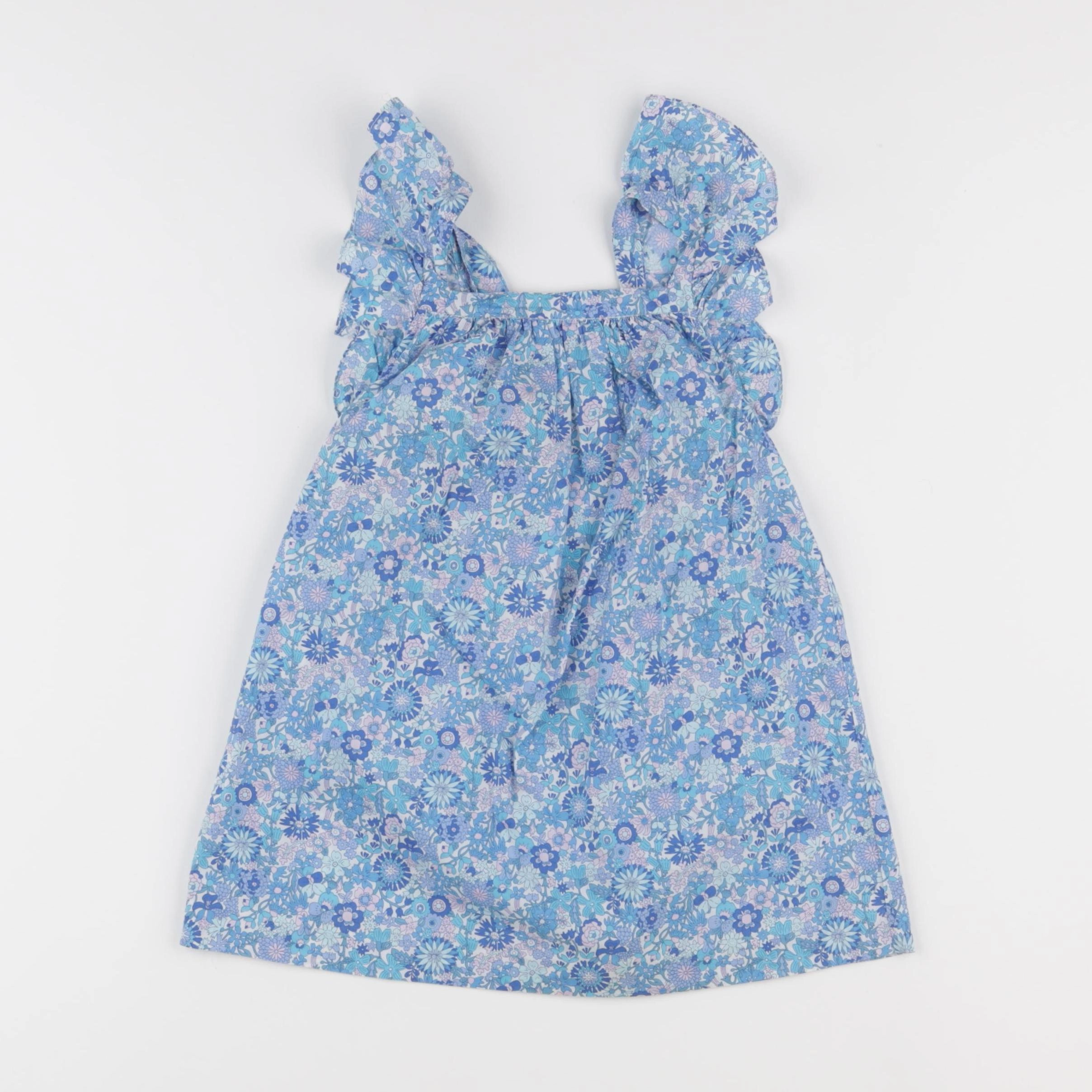Jacadi - robe liberty bleu - 24 mois