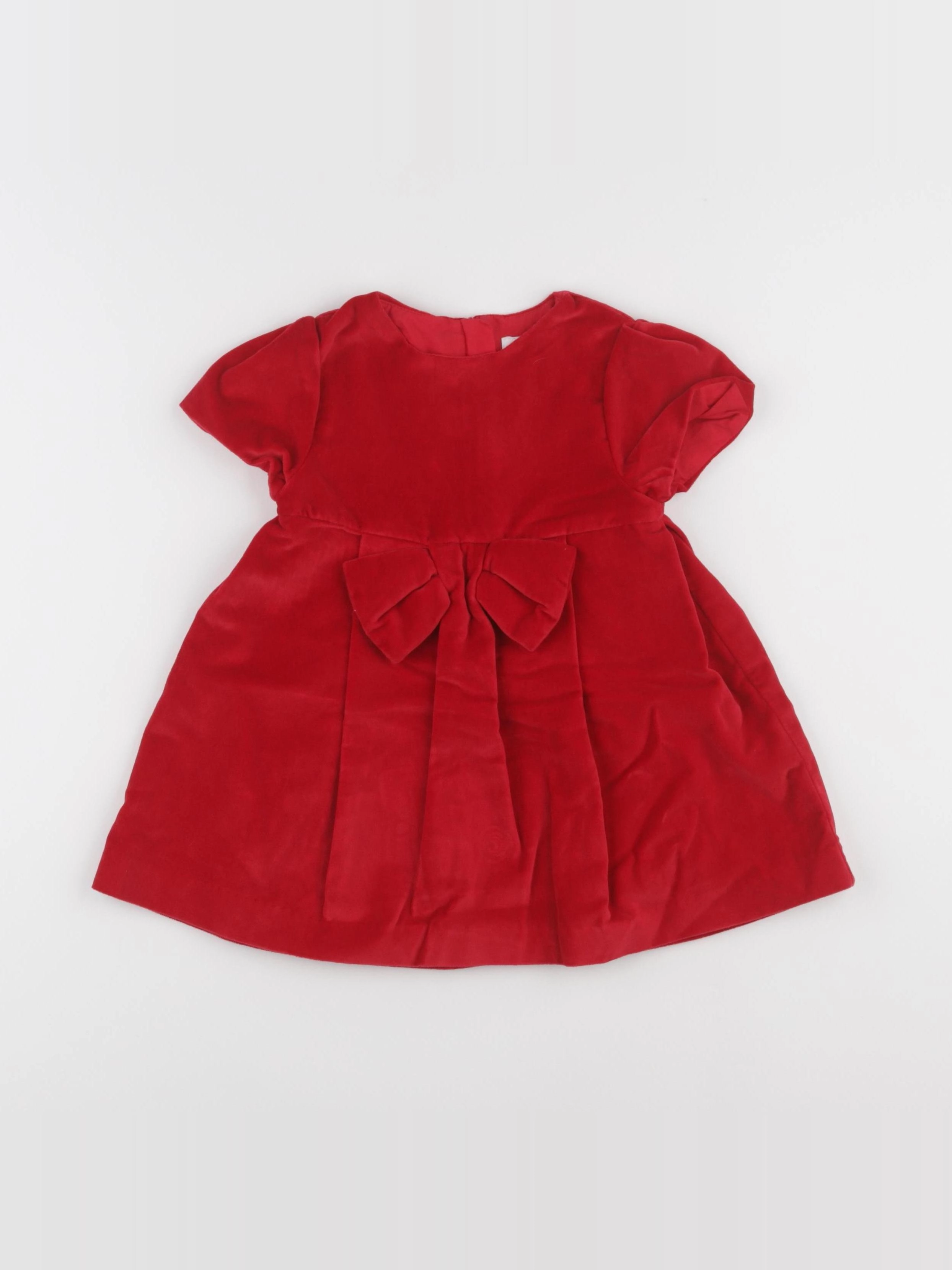 Jacadi - robe rouge - 24 mois