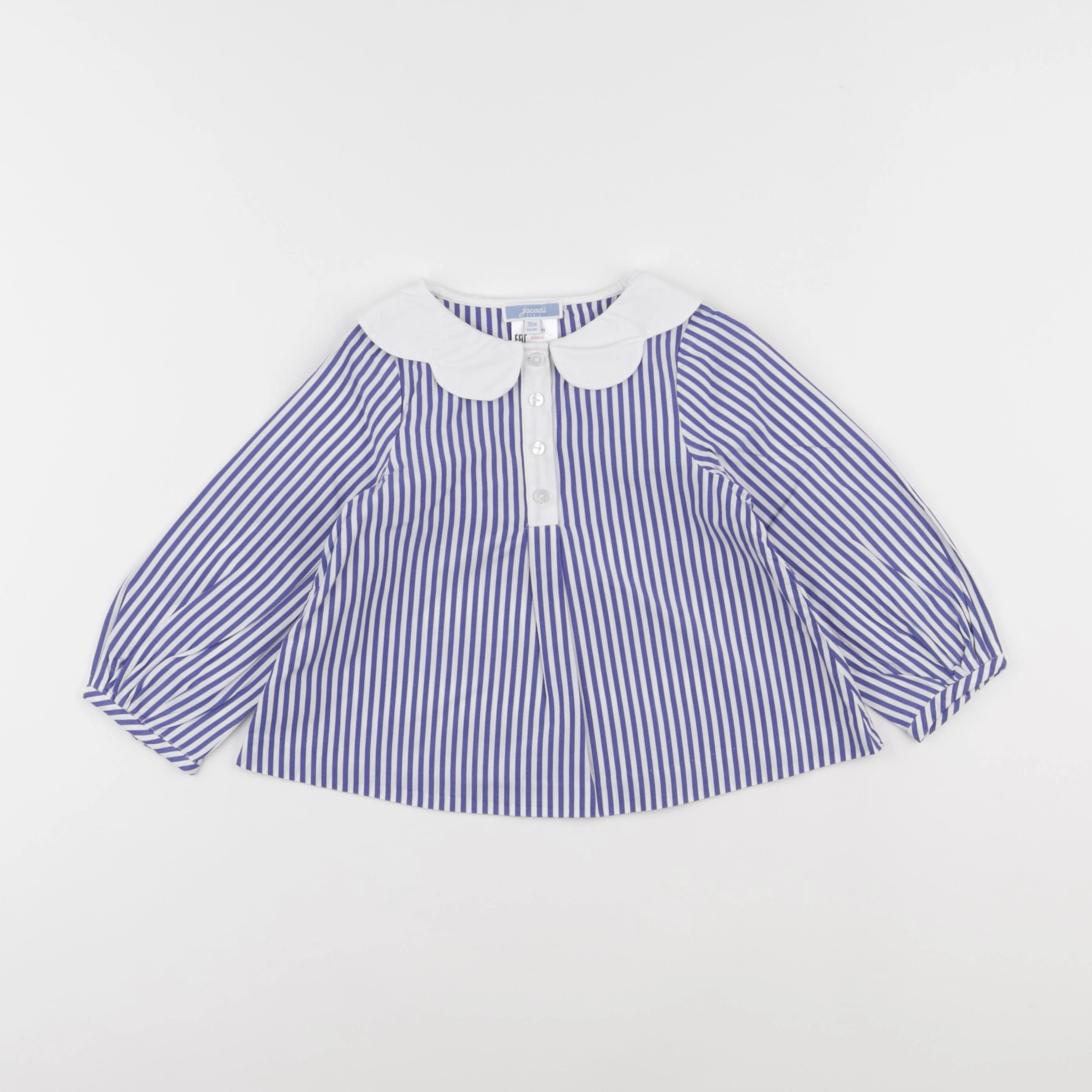 Jacadi - blouse bleu - 36 mois