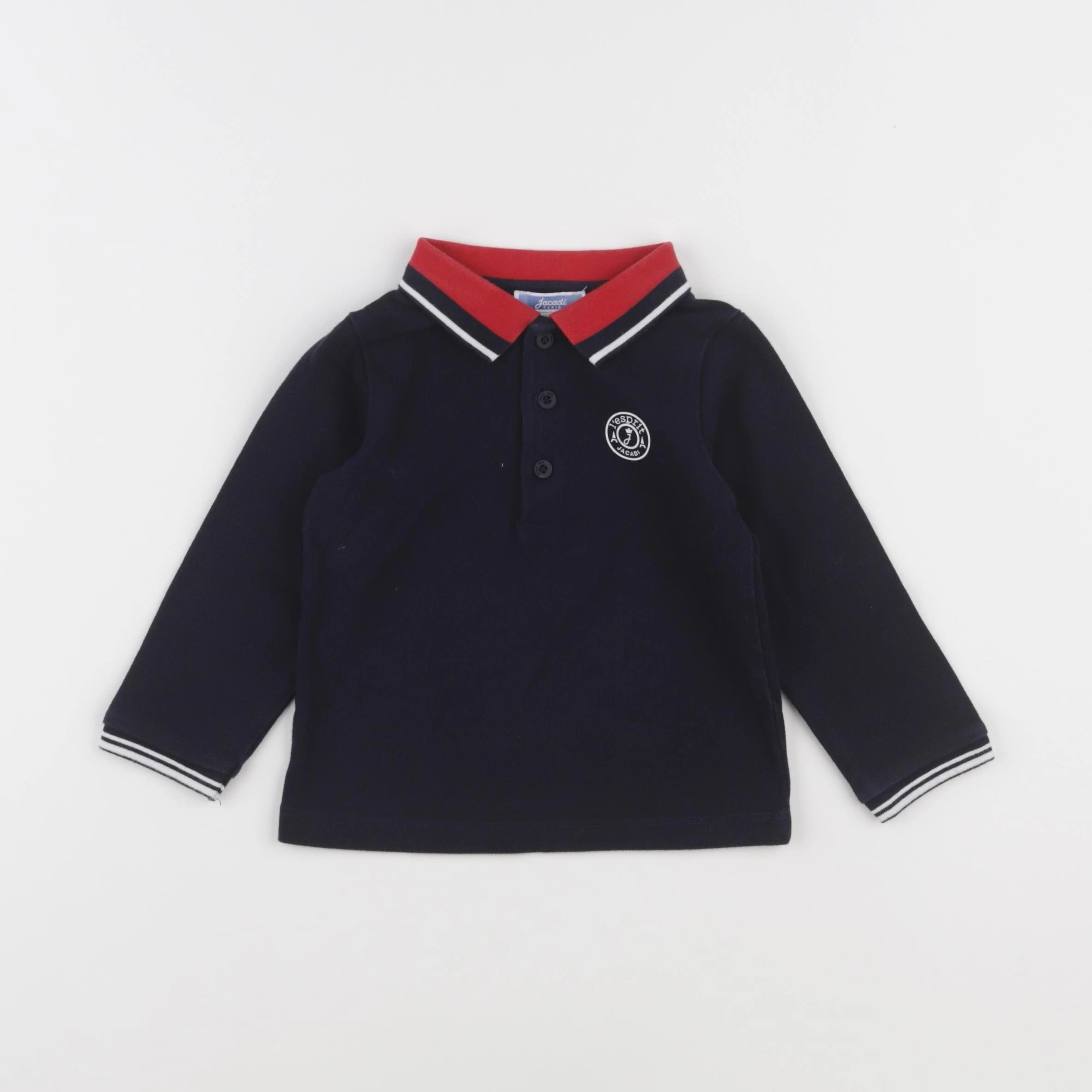 Jacadi - polo bleu - 18 mois