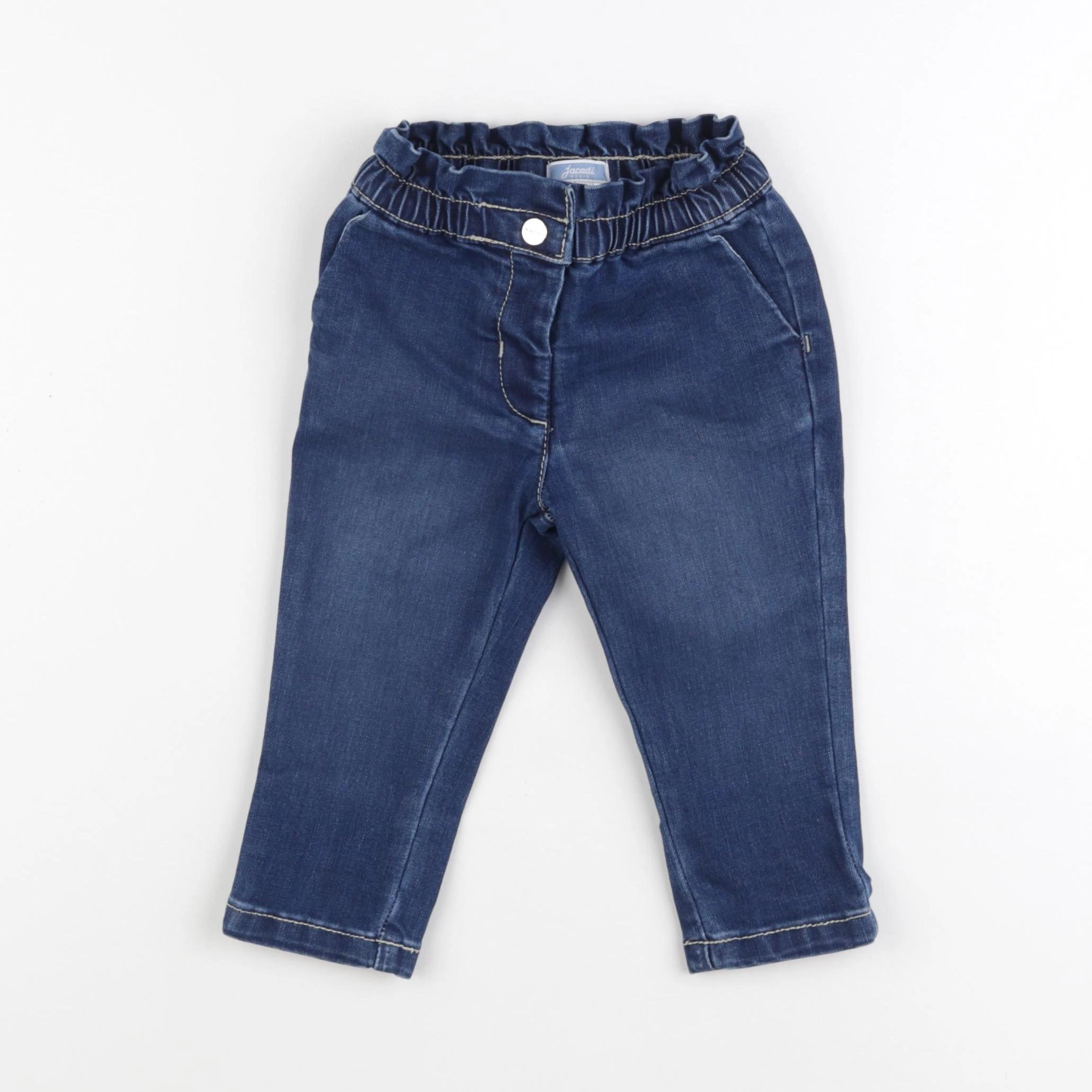 Jacadi - jean bleu - 12 mois