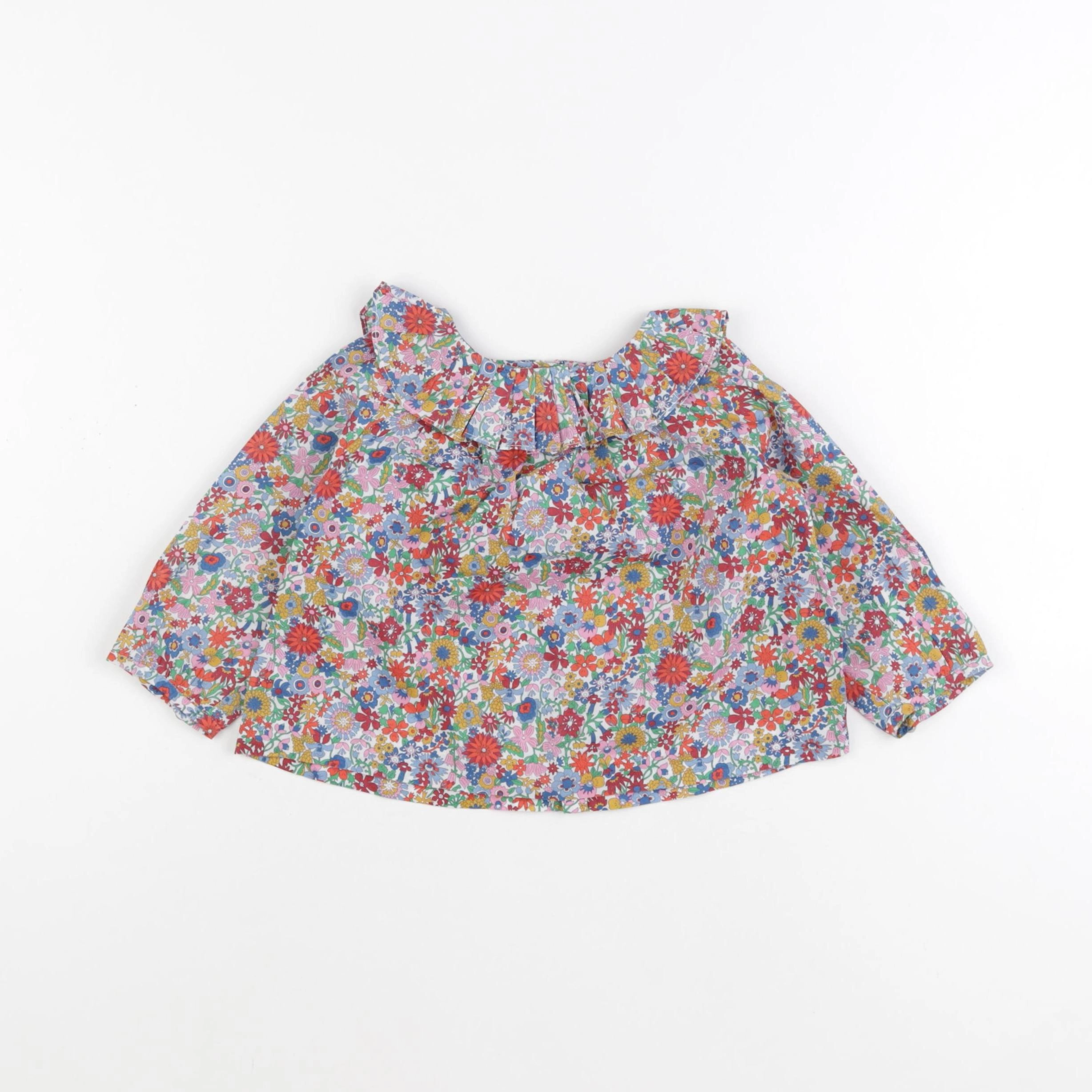 Jacadi - blouse liberty multicolore - 18 mois