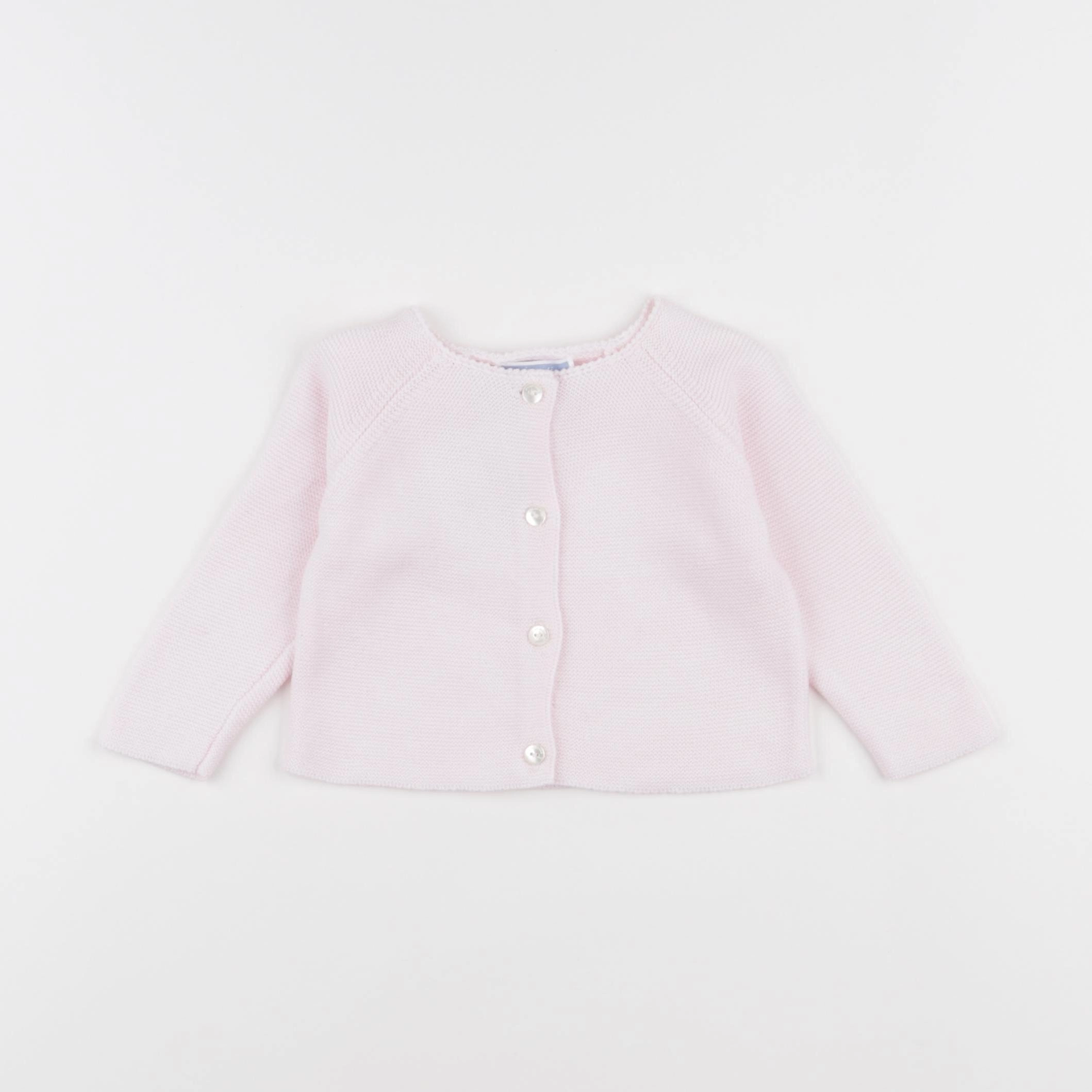 Jacadi - gilet rose - 6 mois