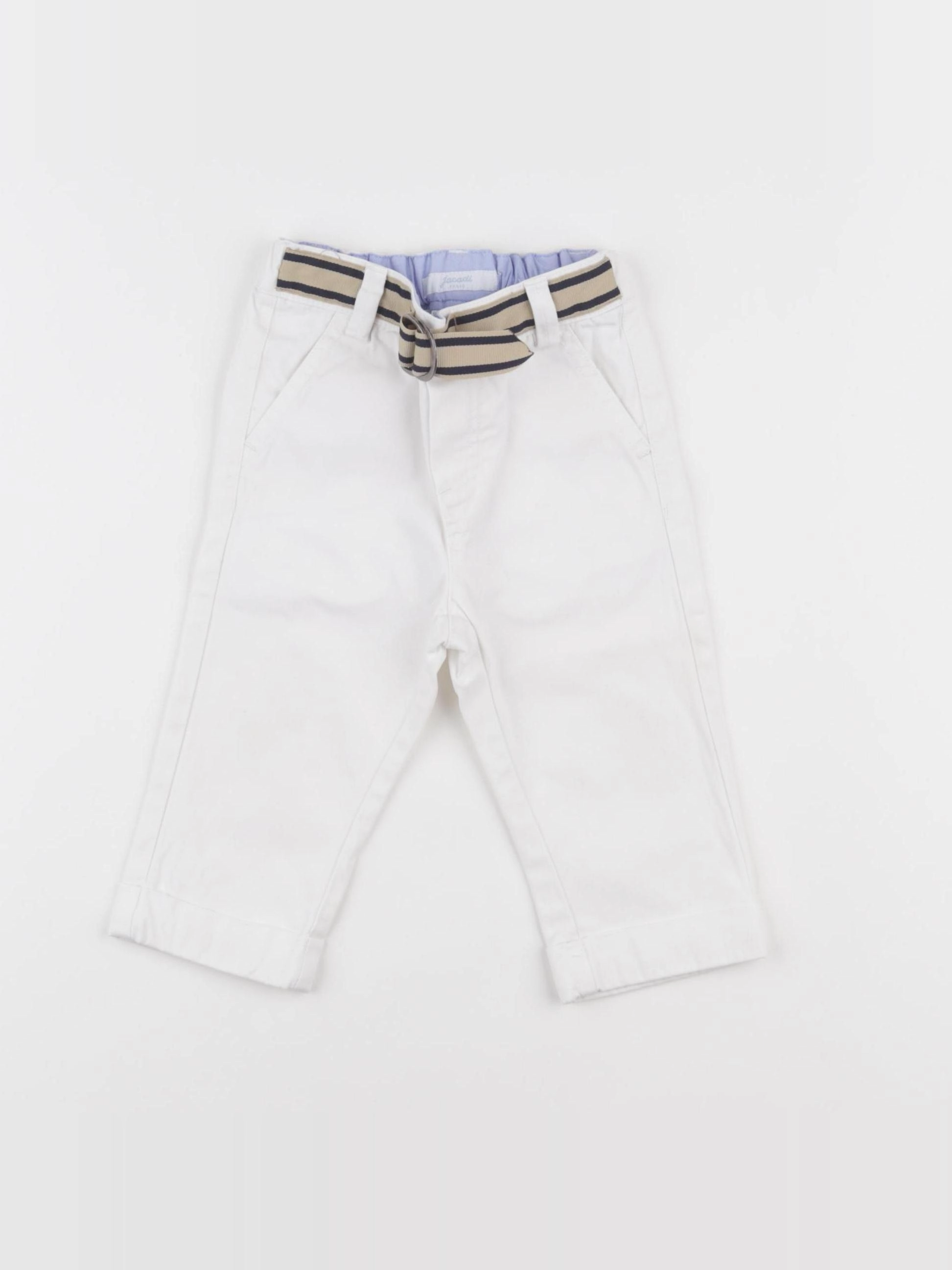 Jacadi - pantalon blanc - 12 mois