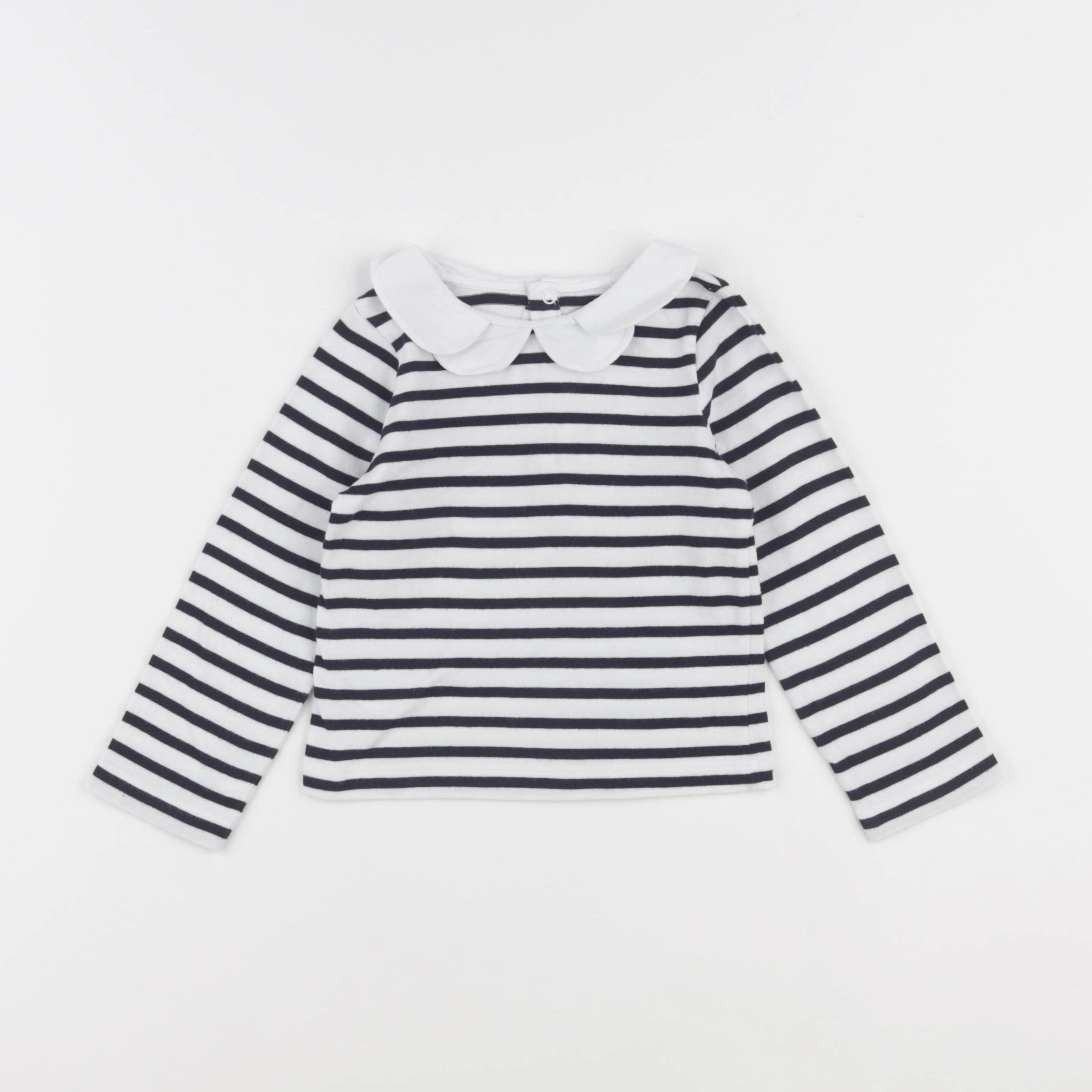 Jacadi - tee-shirt blanc, bleu - 24 mois