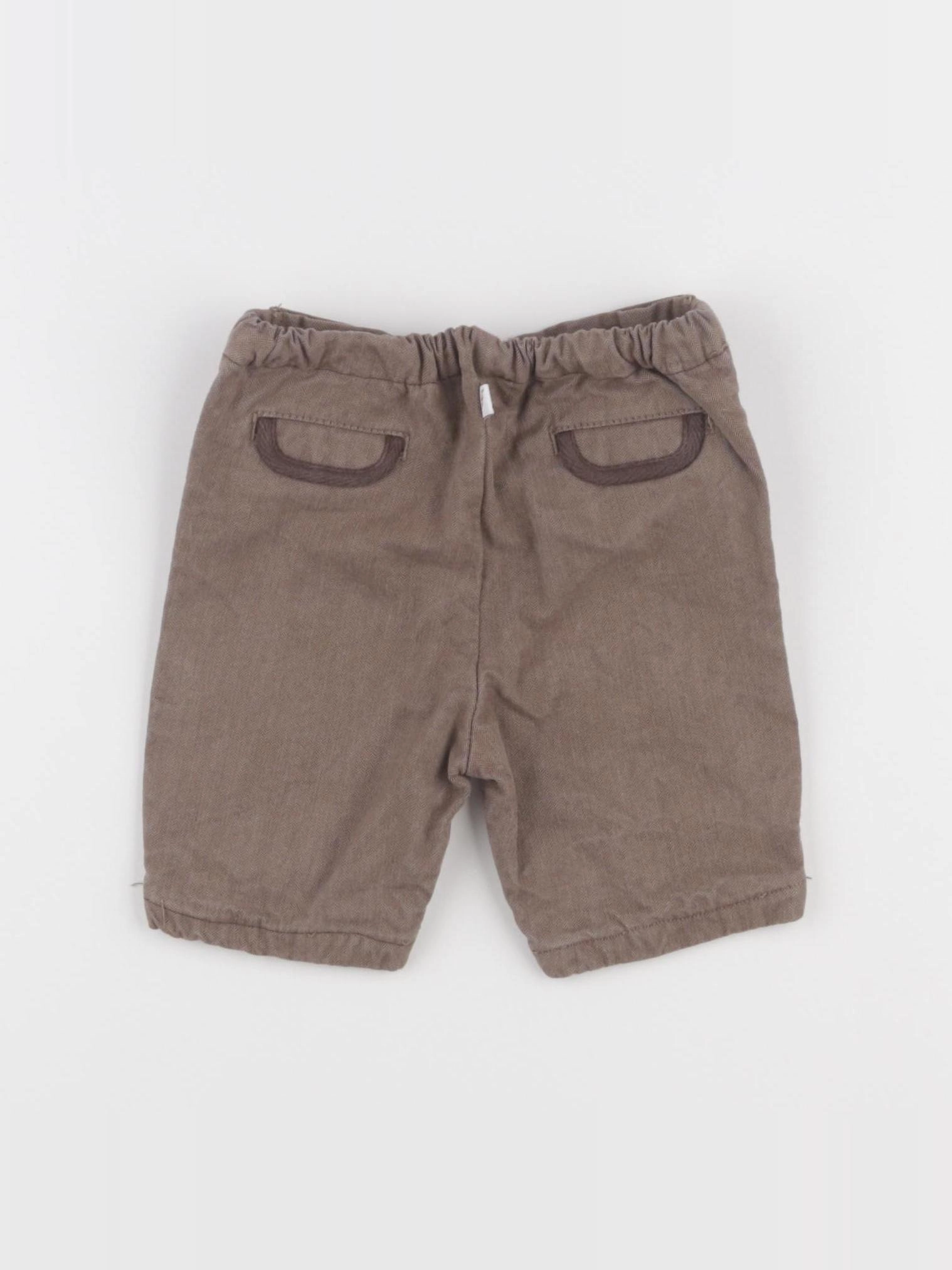 Jacadi - pantacourt marron - 3 mois