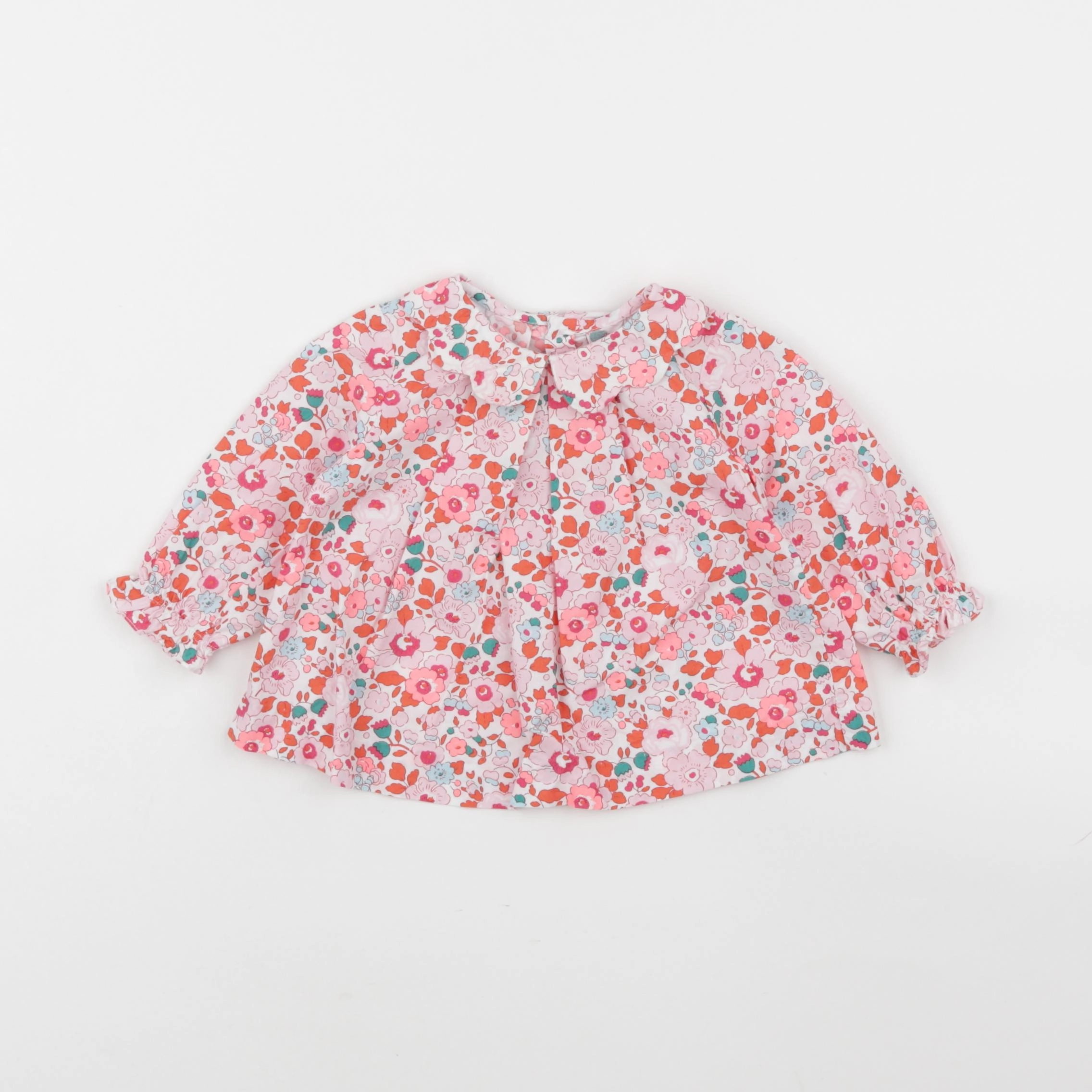 Jacadi - blouse liberty multicolore - 6 mois