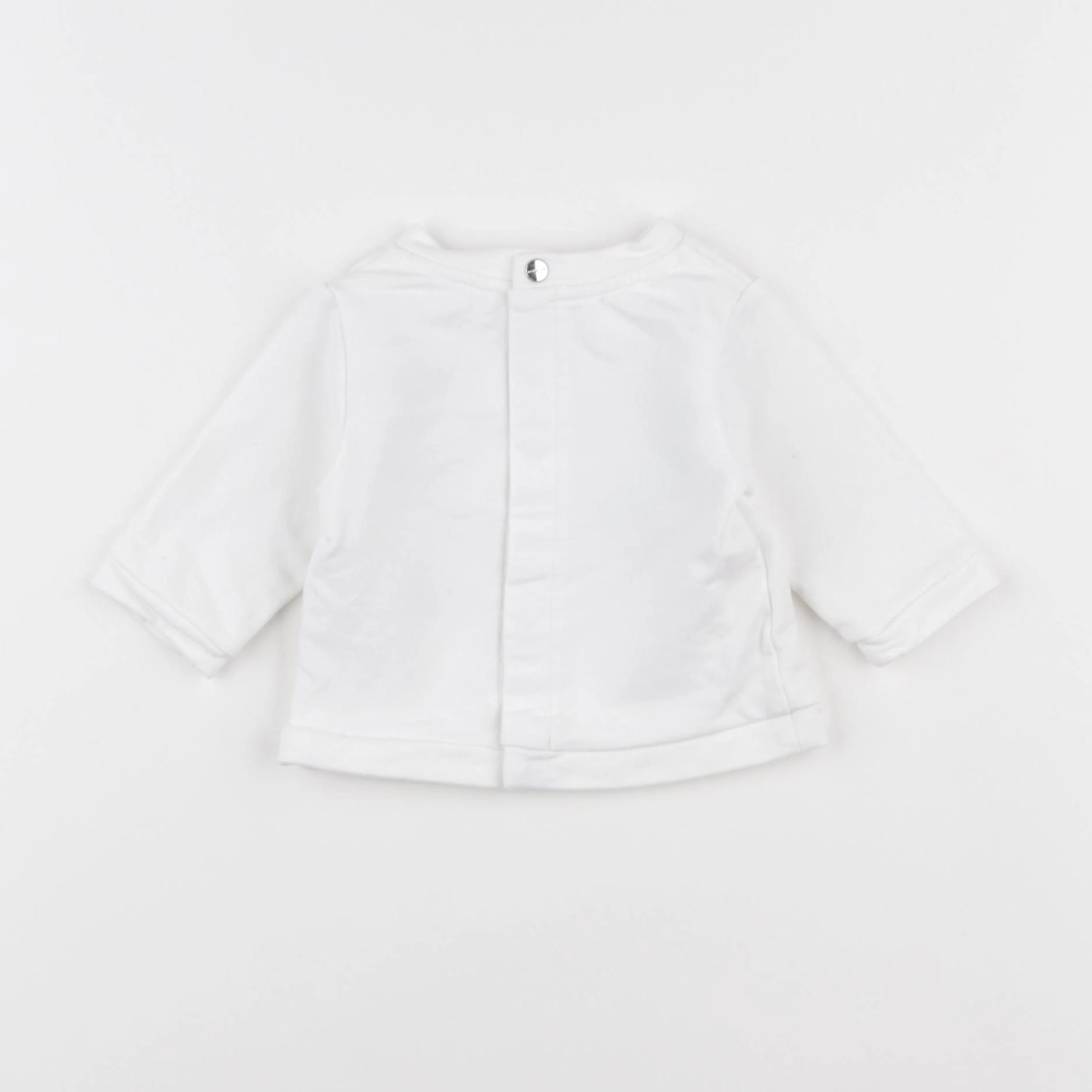 Jacadi - sweat blanc - 3 mois