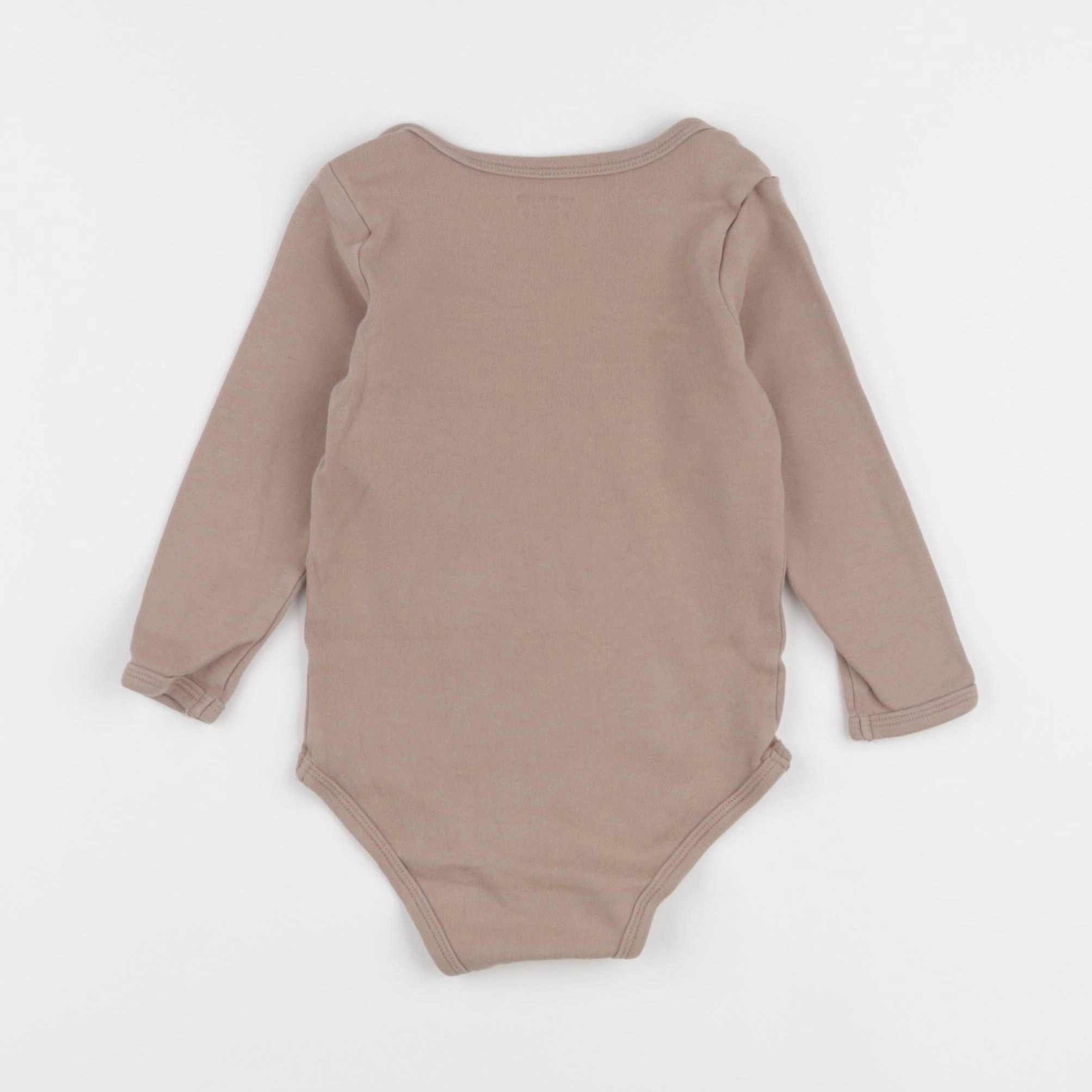 Vertbaudet - body marron - 24 mois