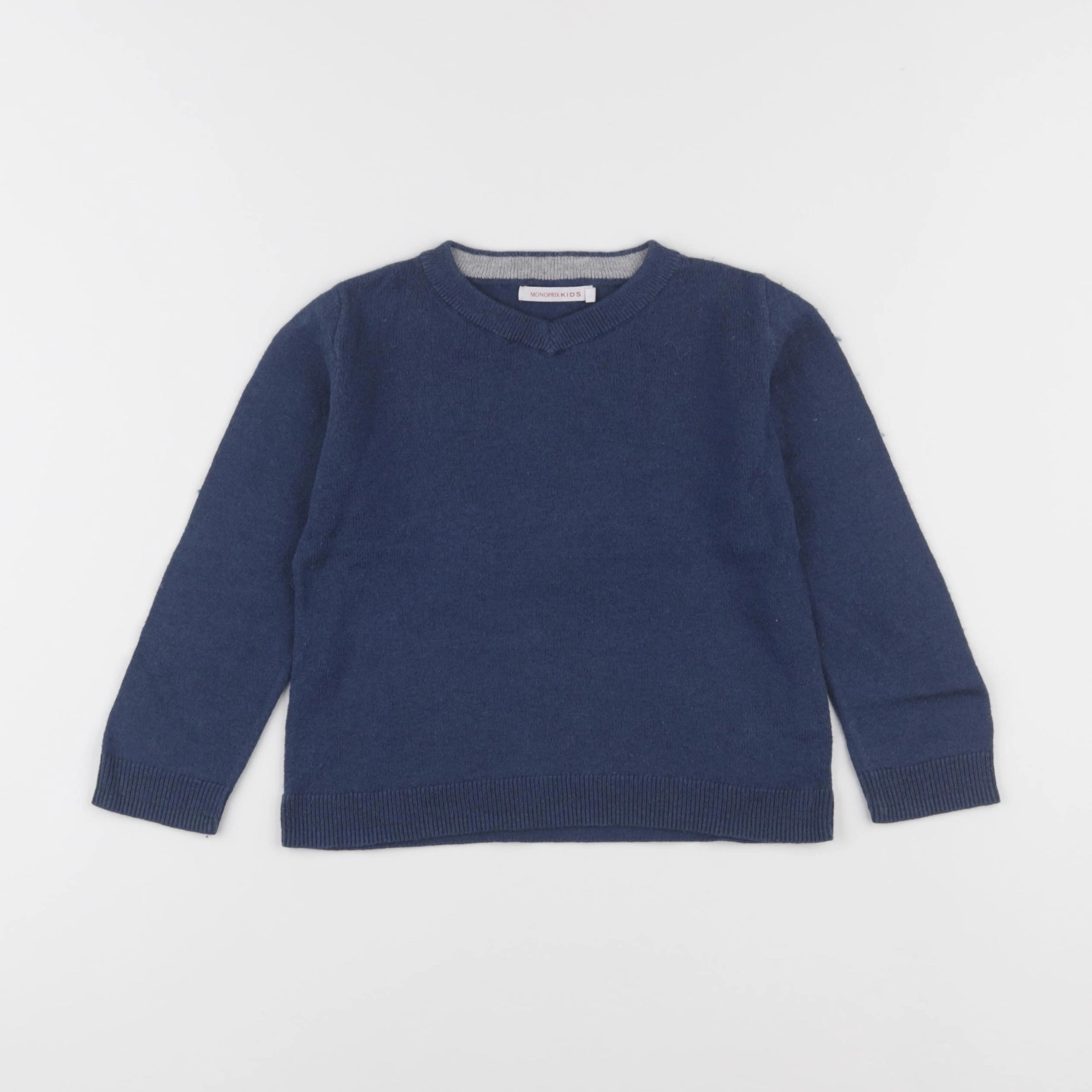 Monoprix - pull bleu - 3 ans