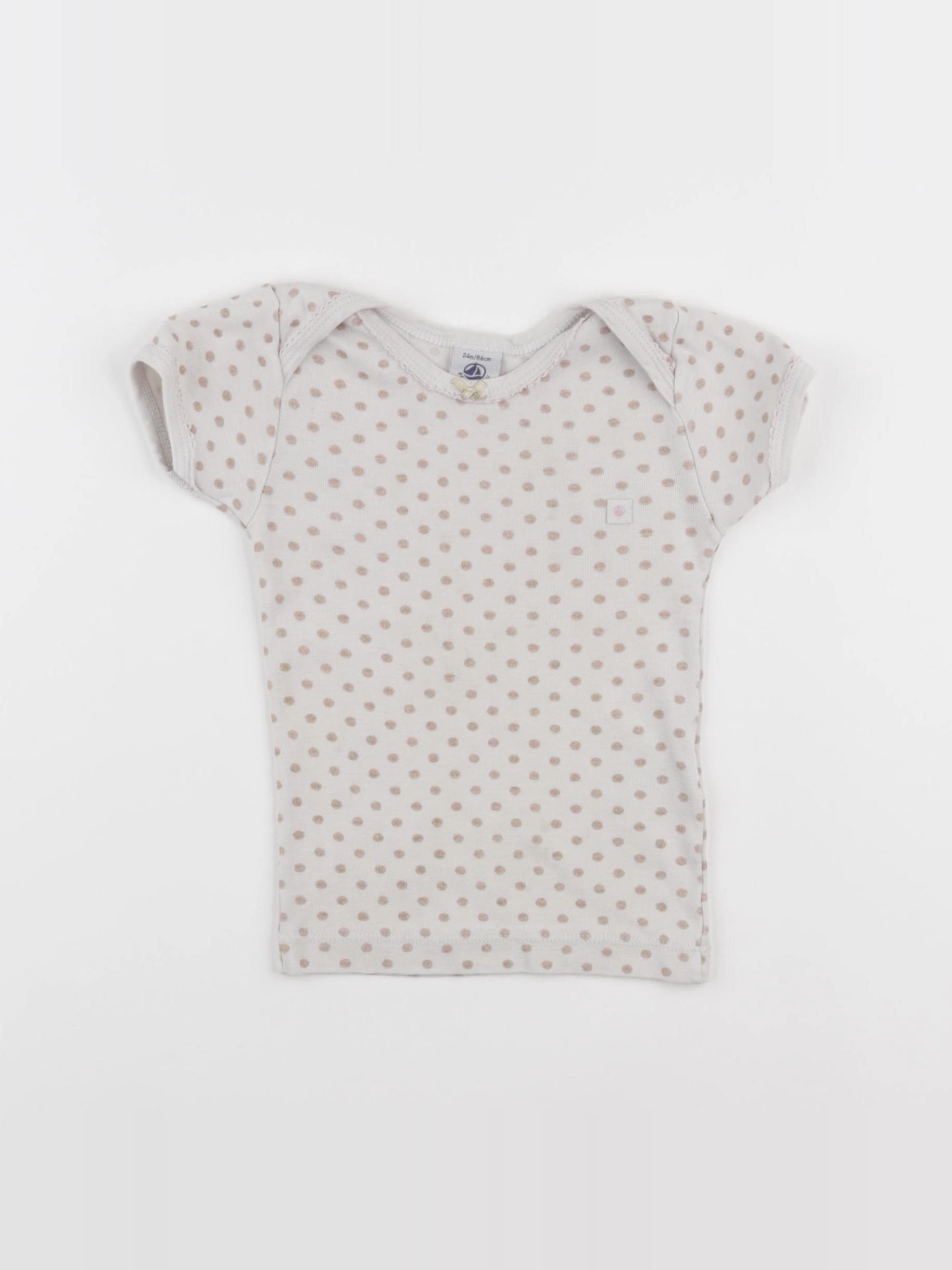Petit Bateau - maillot de corps beige, or - 24 mois