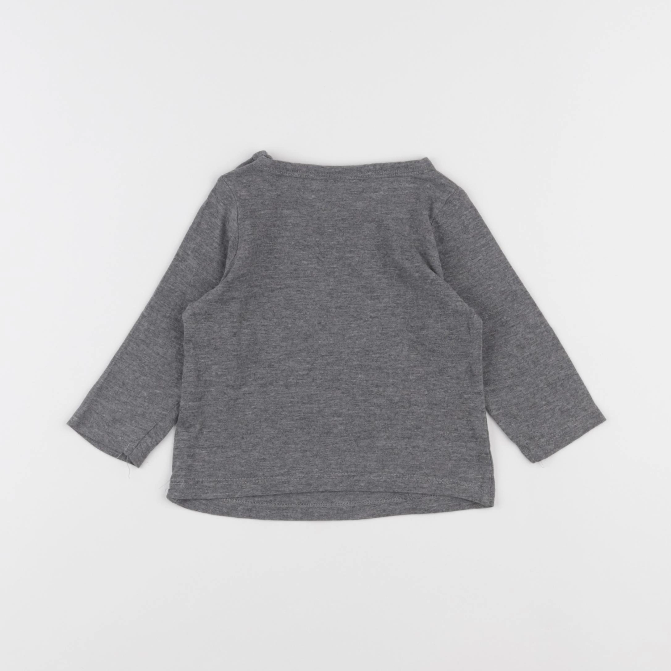 Tape à l'oeil - tee-shirt gris - 6 mois