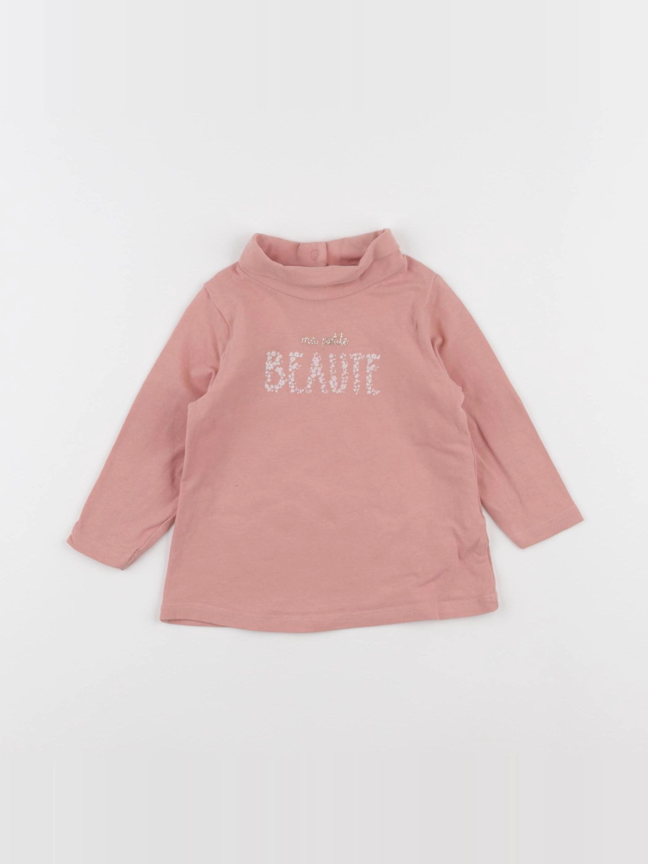 Tape à l'oeil - sous-pull rose - 6 mois