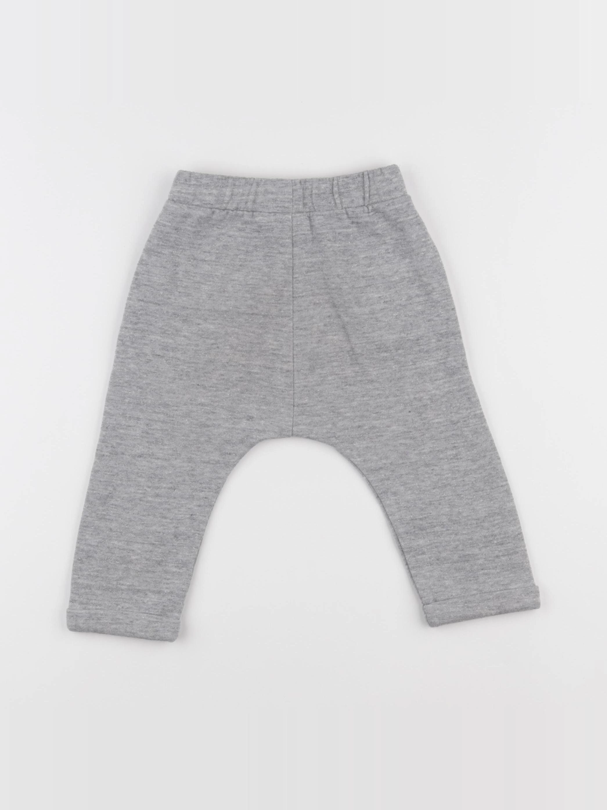 Tape à l'oeil - sarouel gris, argent - 18 mois
