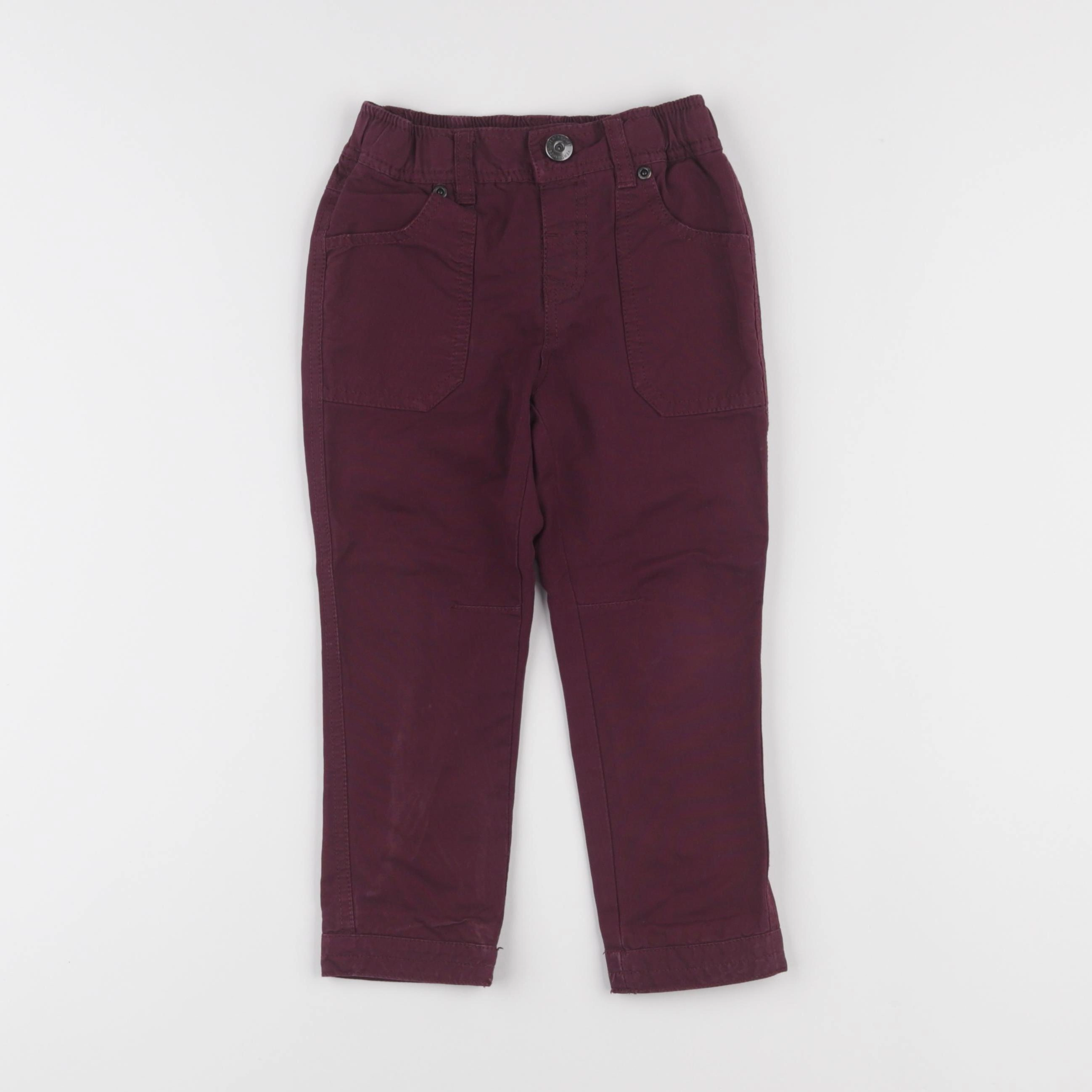 Vertbaudet - pantalon doublé violet - 3 ans