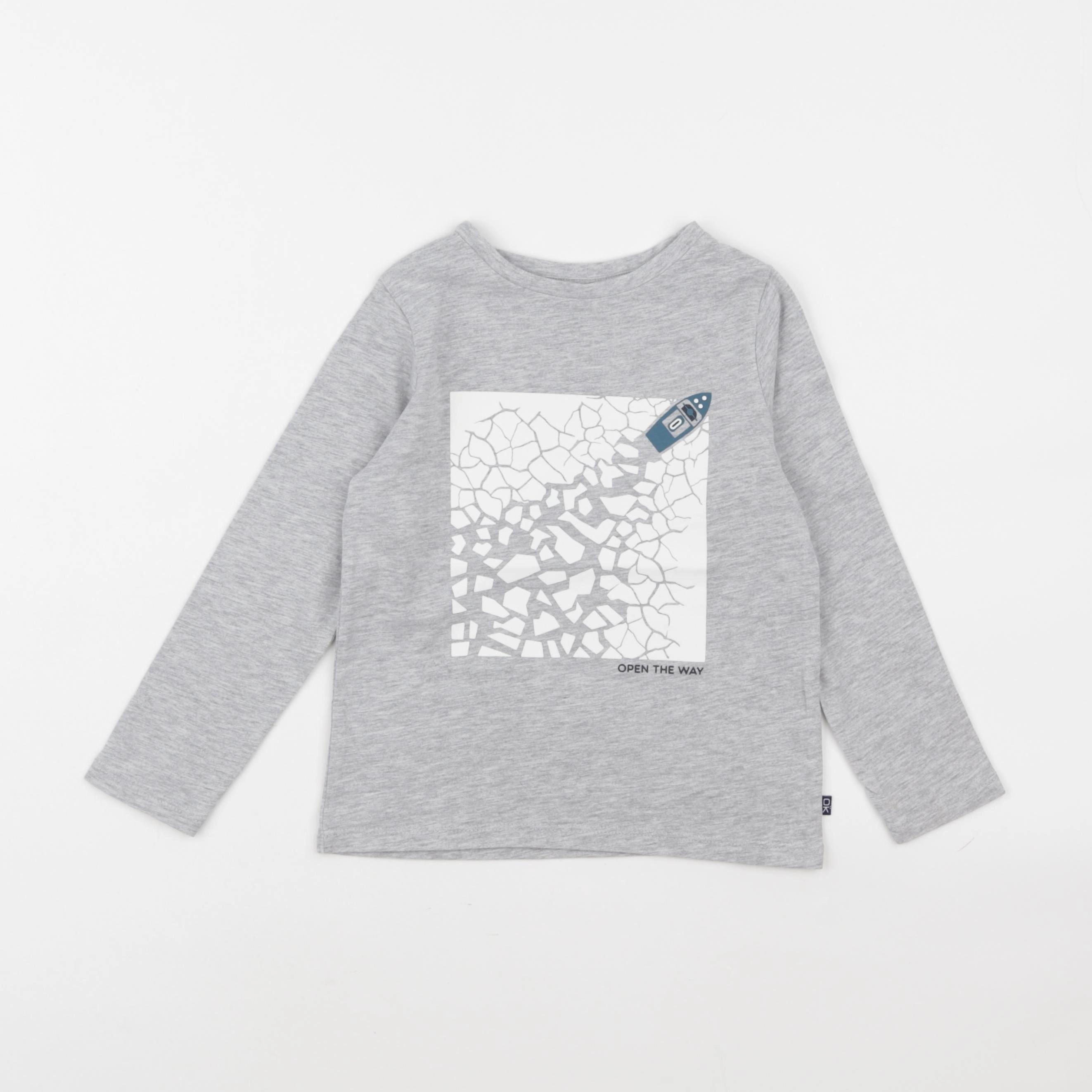 Okaidi - tee-shirt gris - 3 ans