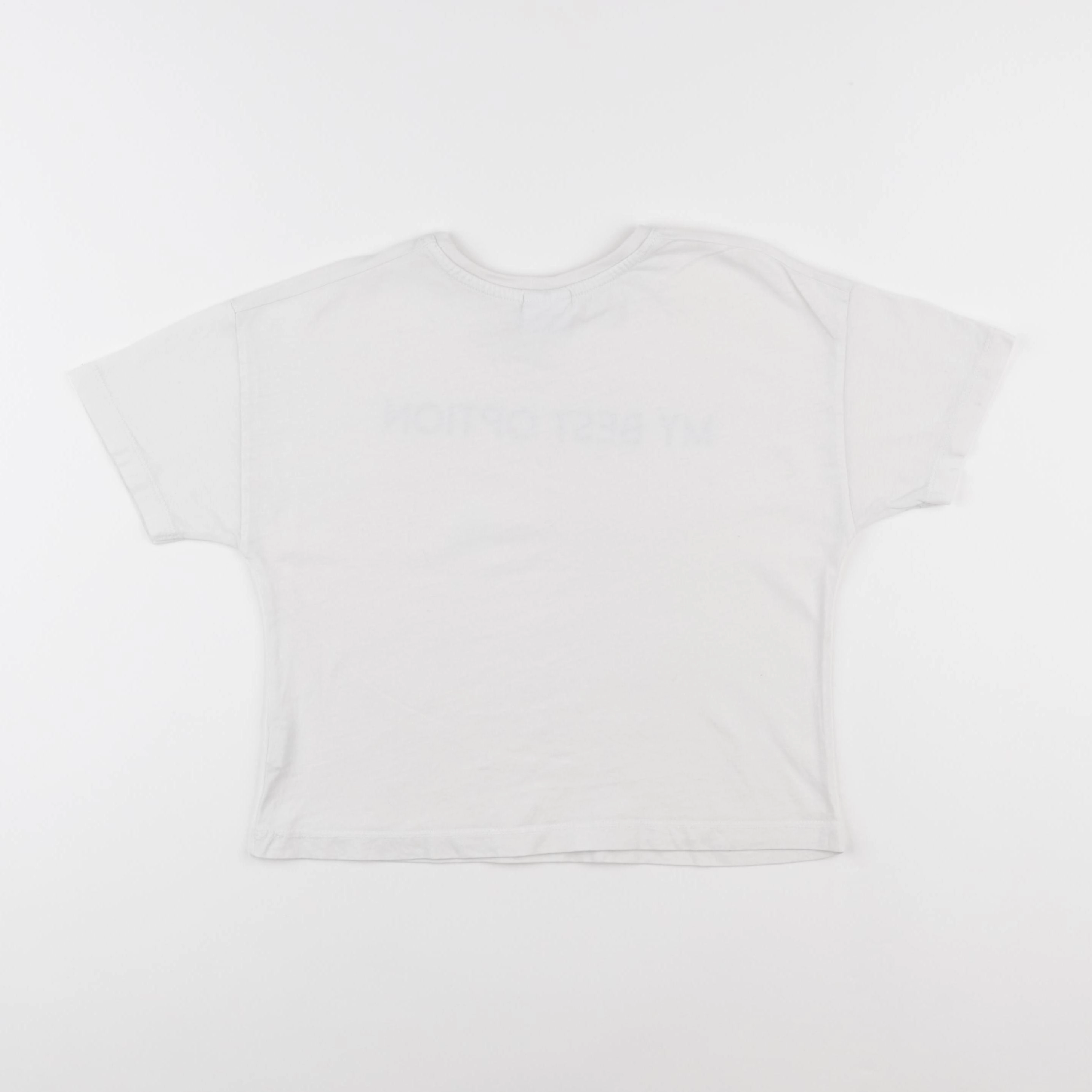 Zara - tee-shirt blanc - 8 ans