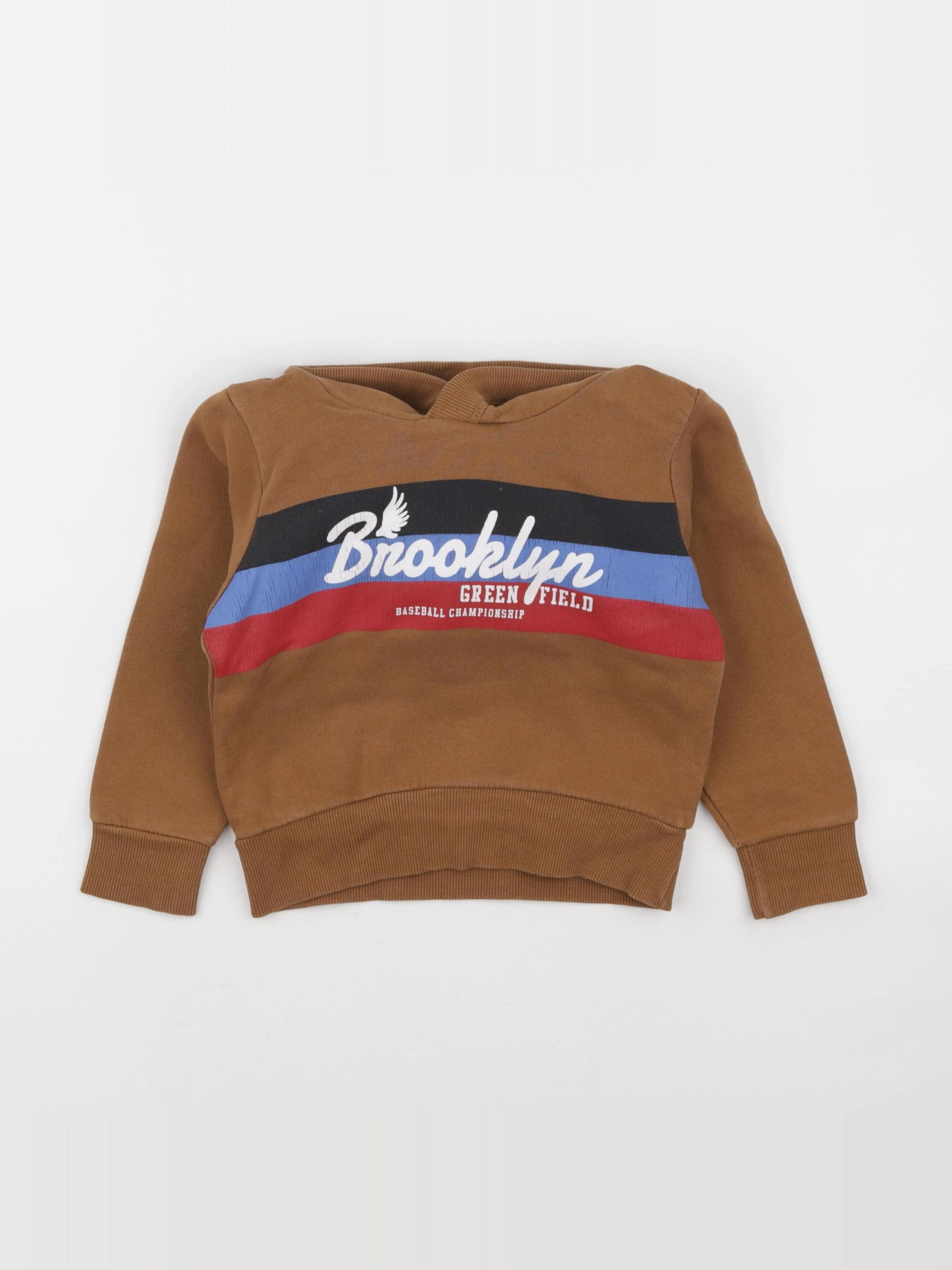 Tape à l'oeil - sweat marron - 3 ans