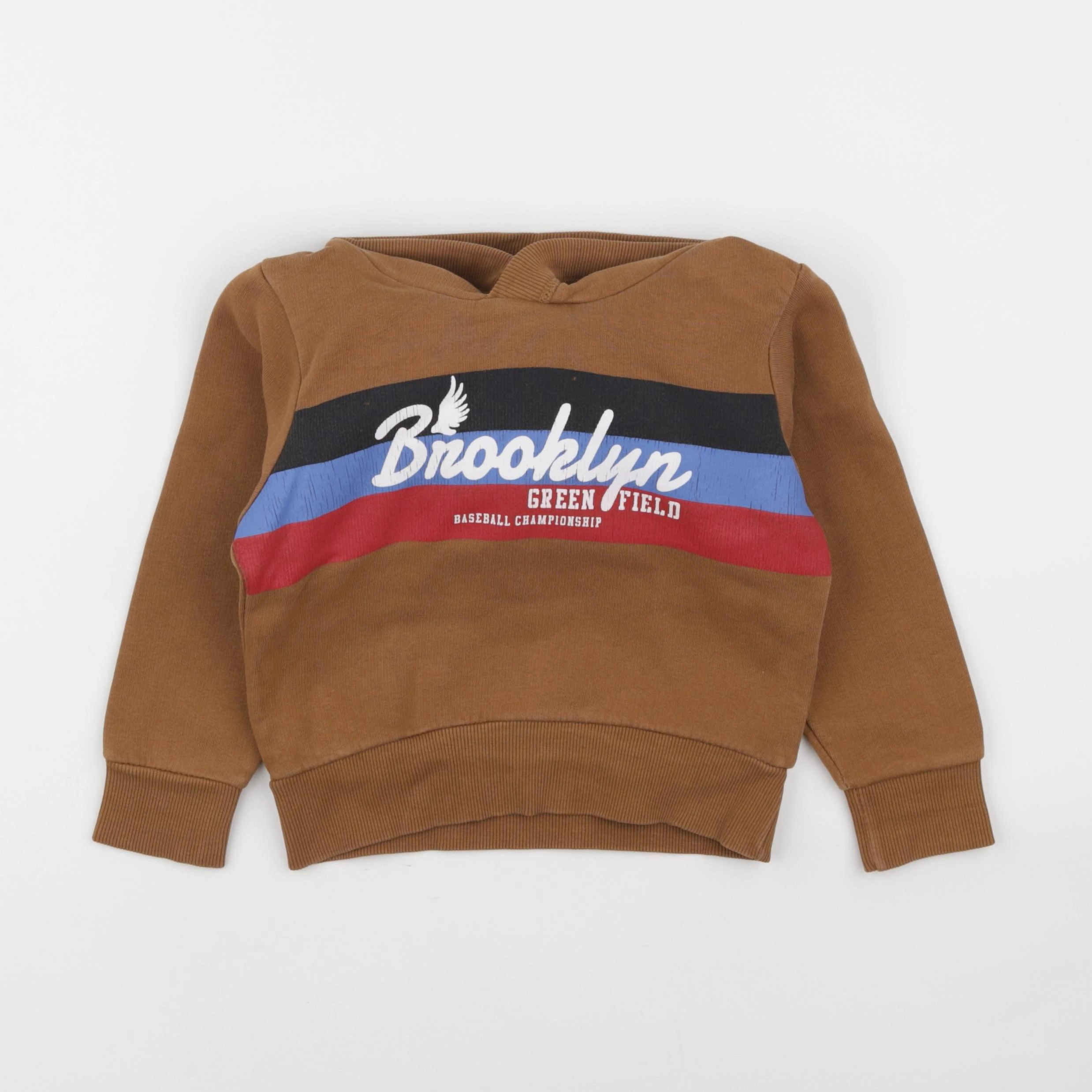 Tape à l'oeil - sweat marron - 3 ans