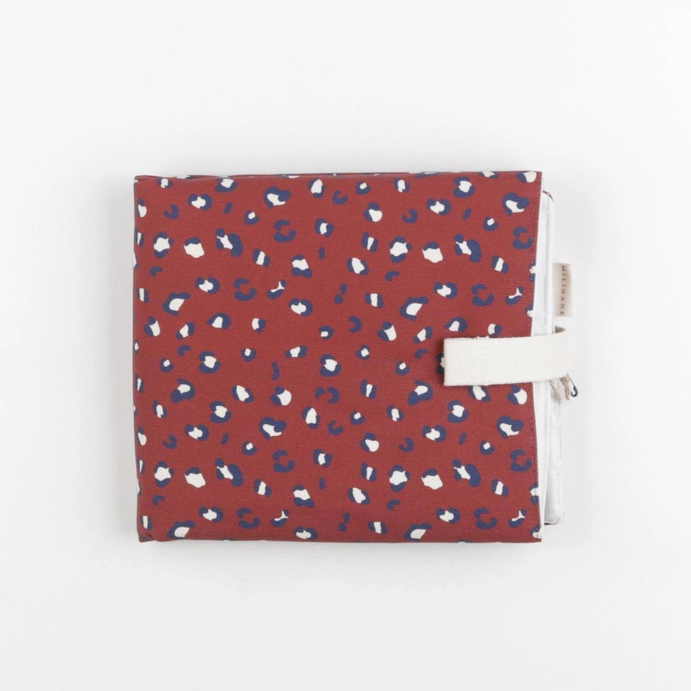 Milinane - Matelas à langer nomade GRAOU BRIQUE - 58x44 cm