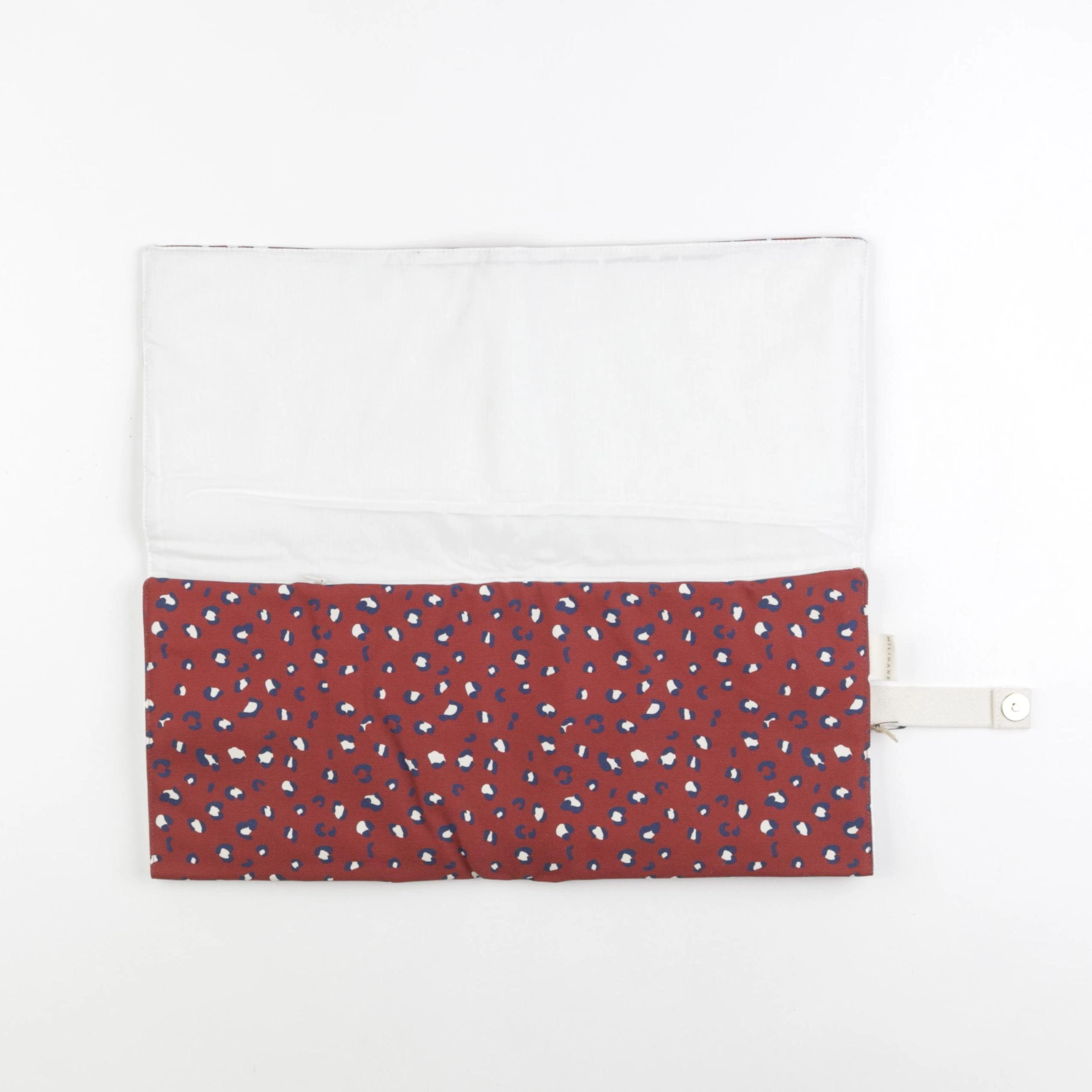 Milinane - Matelas à langer nomade GRAOU BRIQUE - 58x44 cm