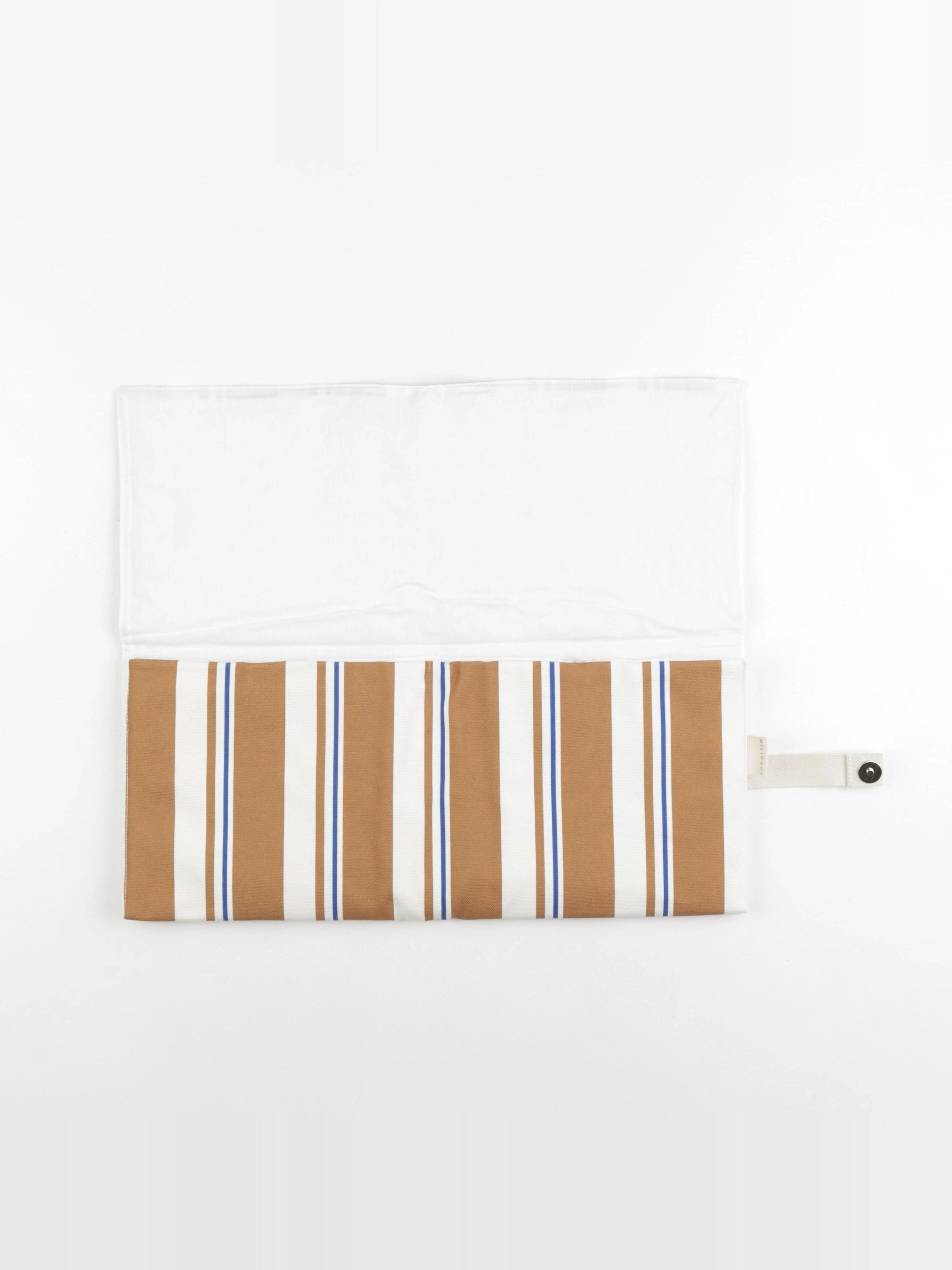 Milinane - Matelas à langer nomade RAYURE RIVIERA - 58x44 cm