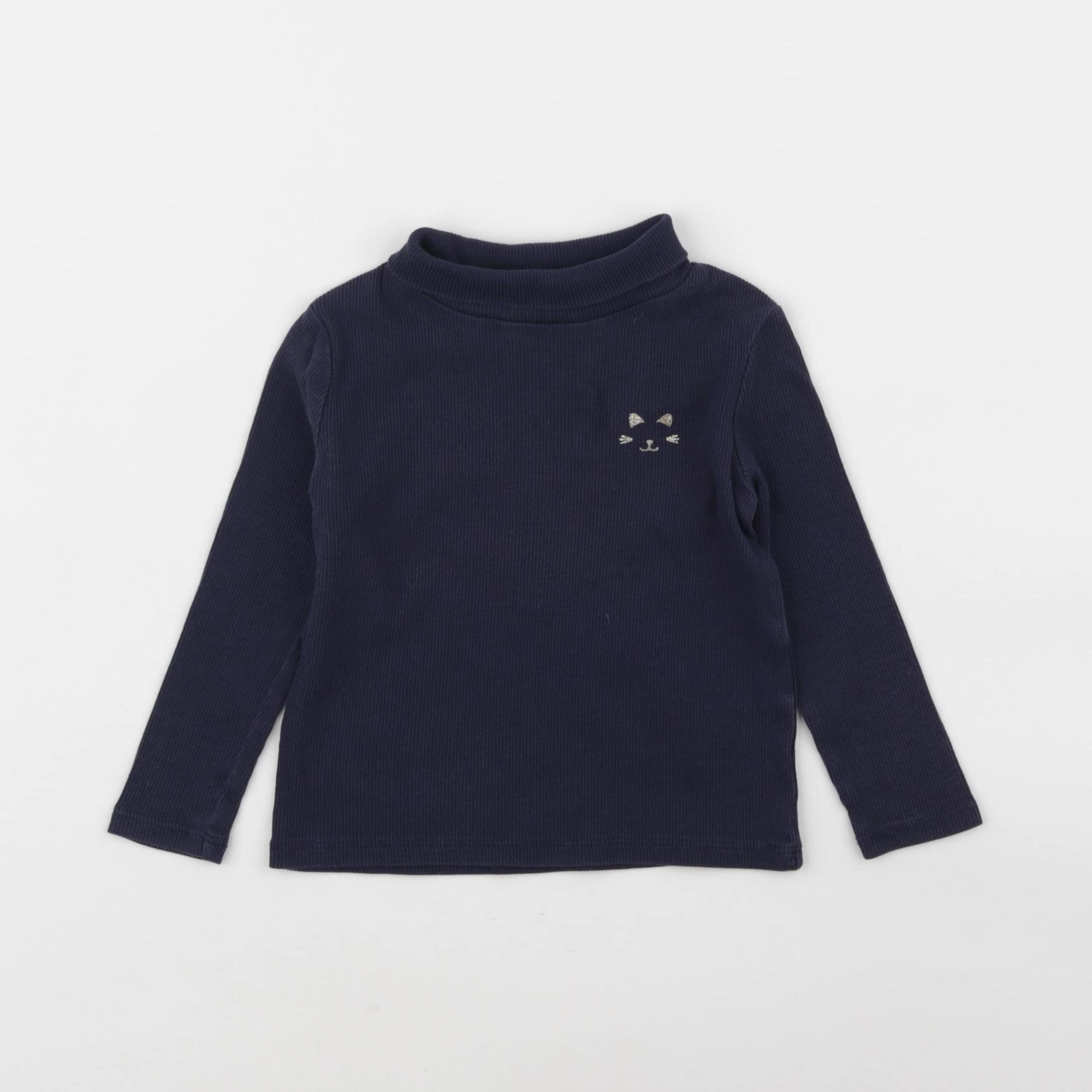 Vertbaudet - sous-pull bleu - 2 ans