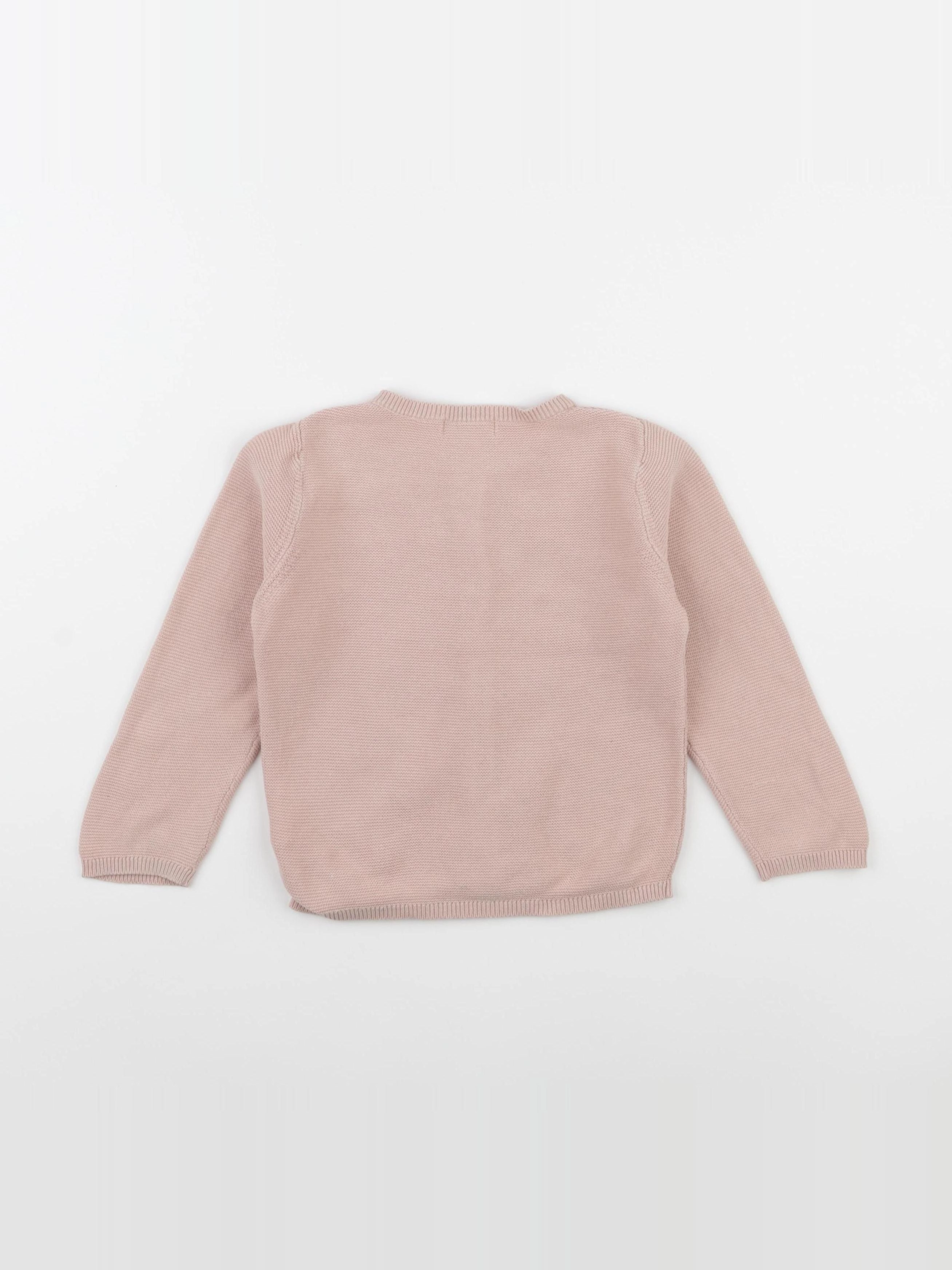 Vertbaudet - gilet rose - 24 mois