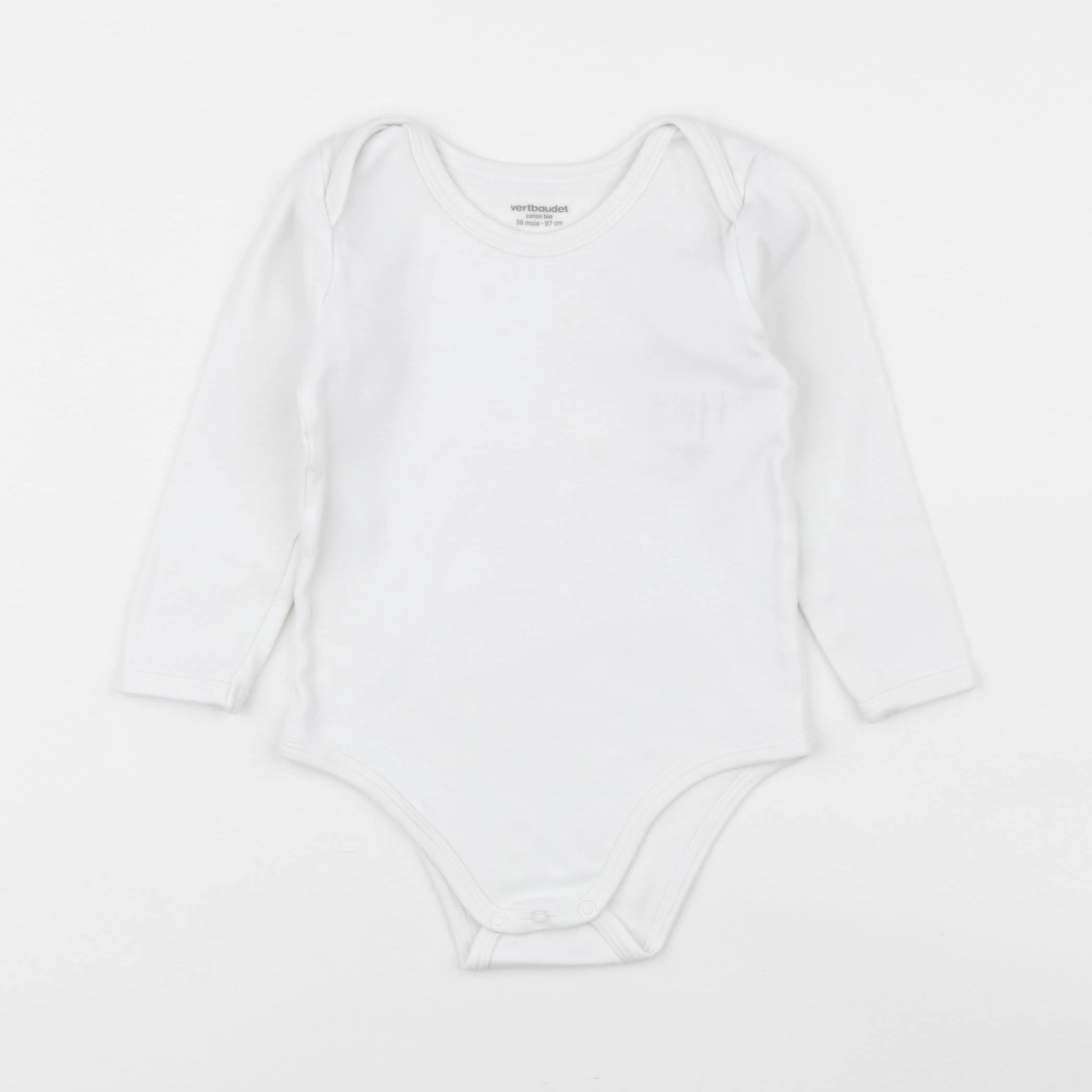 Vertbaudet - body blanc - 36 mois