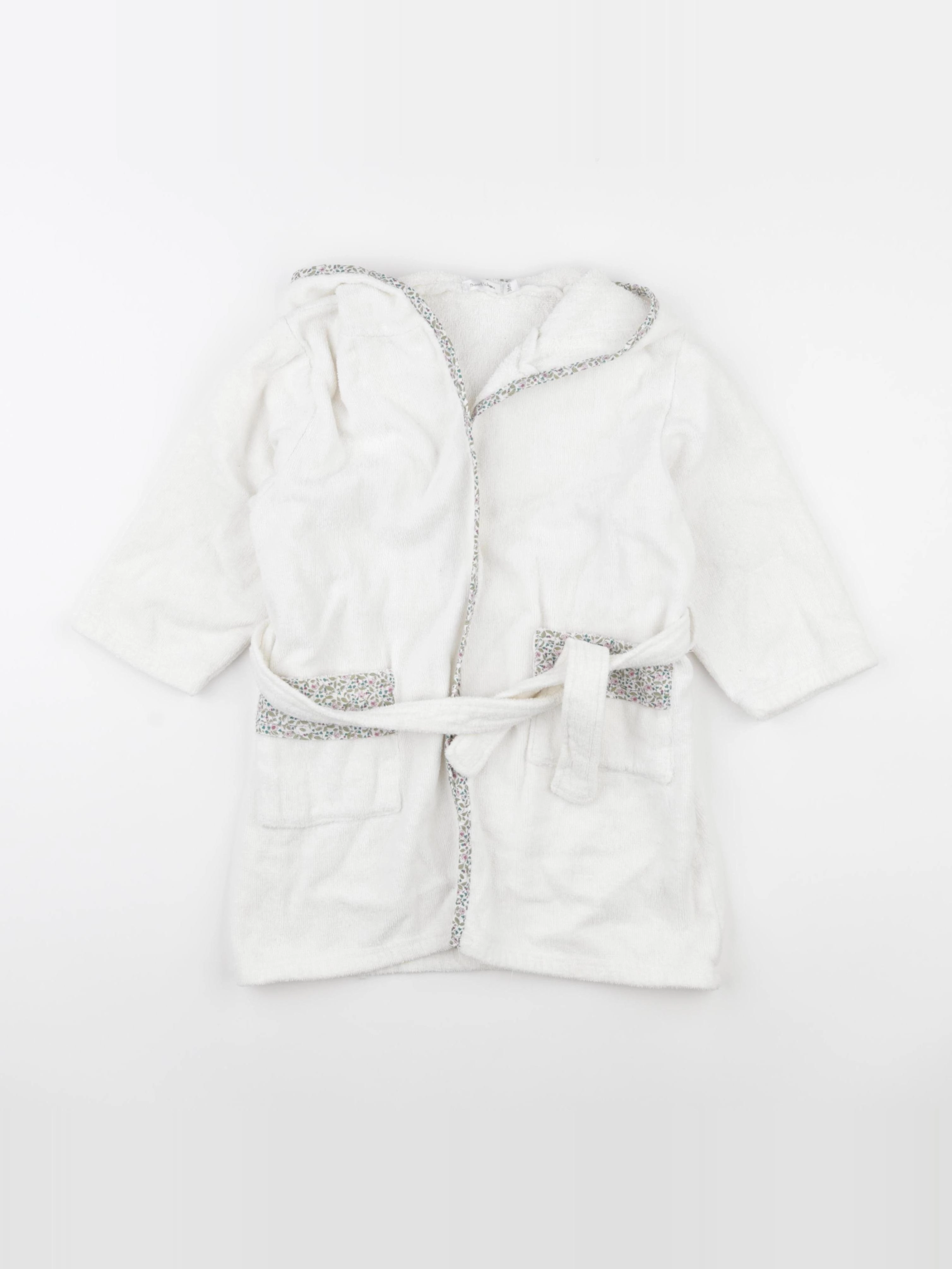 Boutchou - peignoir blanc - 3 ans