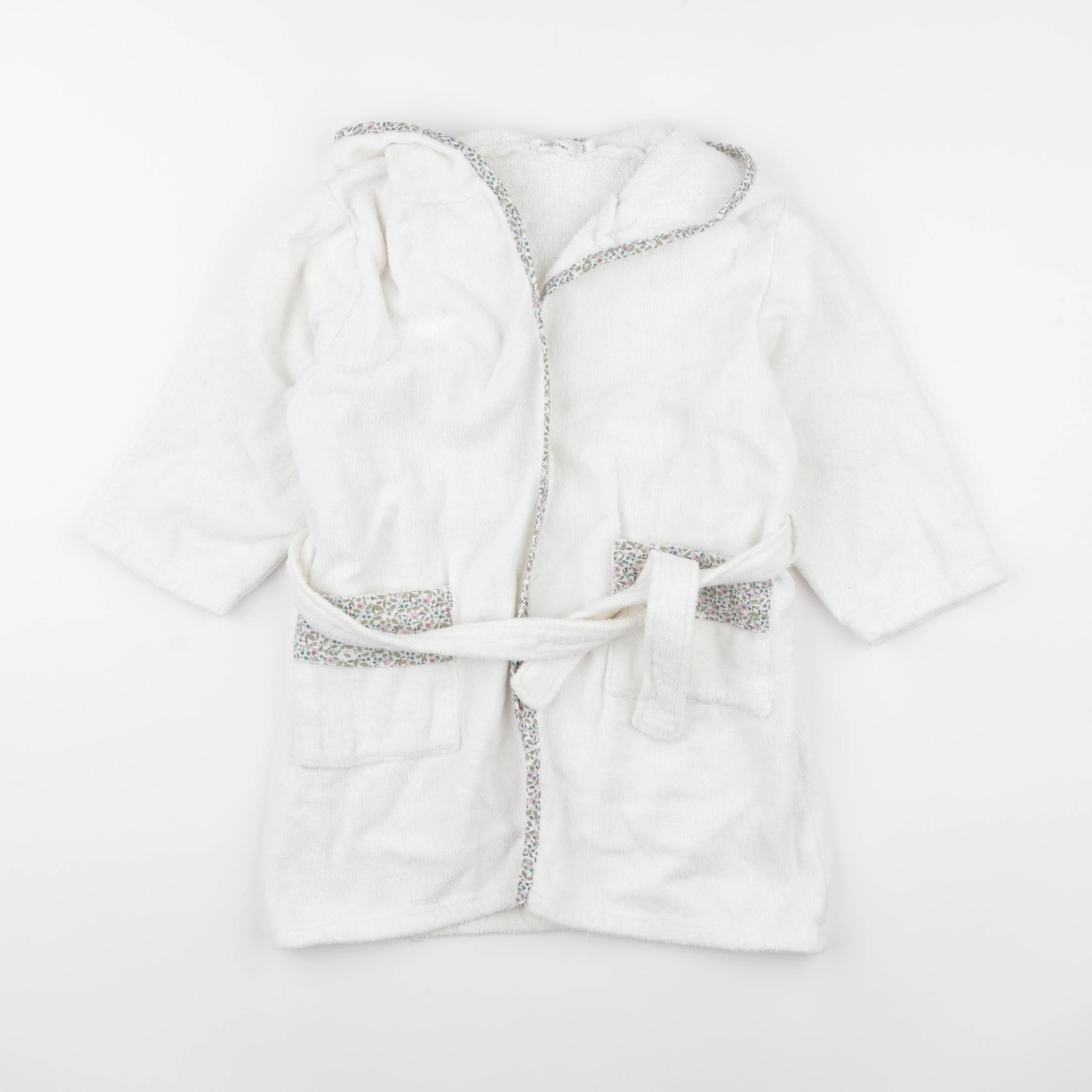Boutchou - peignoir blanc - 3 ans