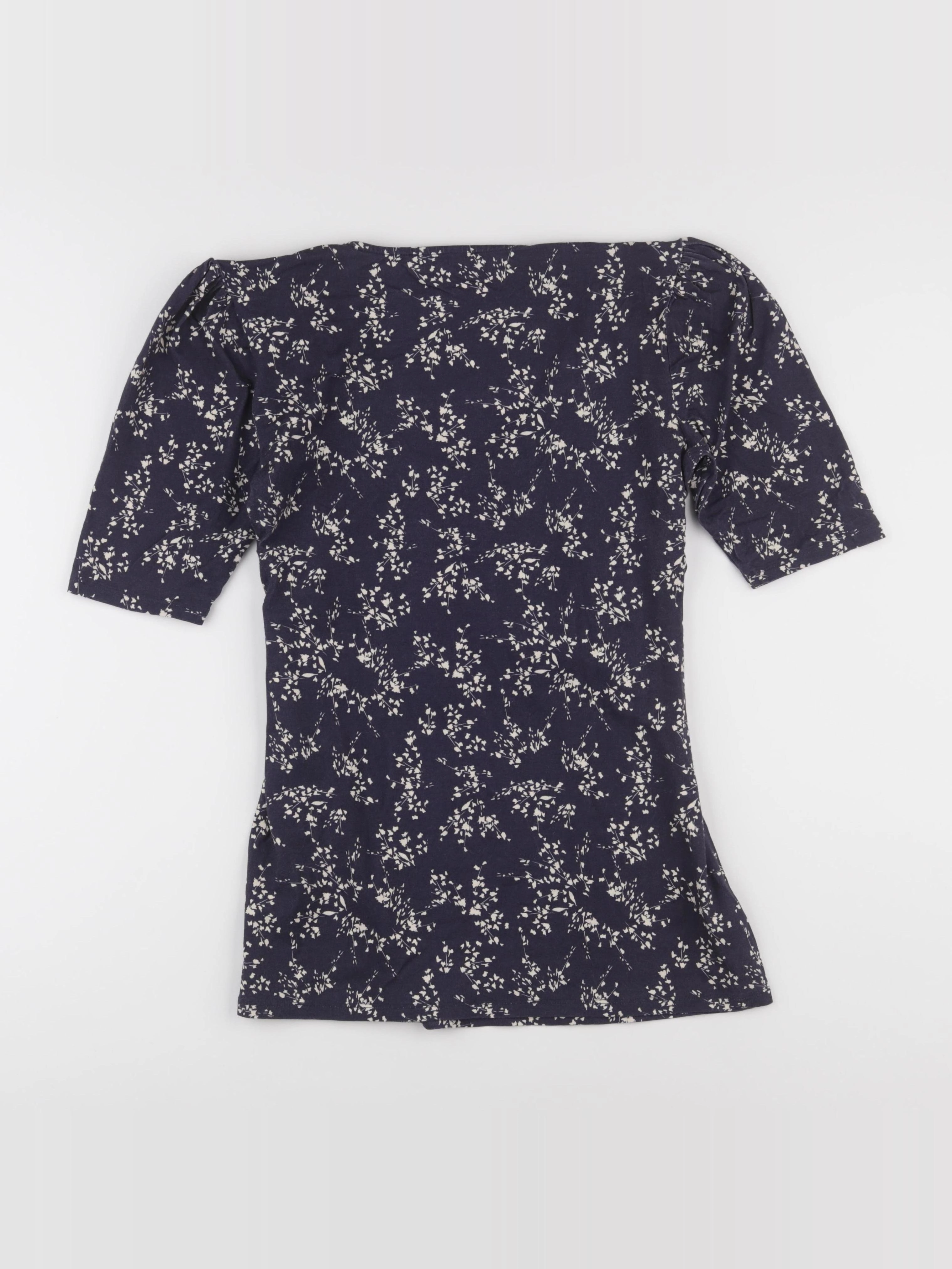 Envie de fraise - tee-shirt allaitement, grossesse bleu, blanc - 40 à 42