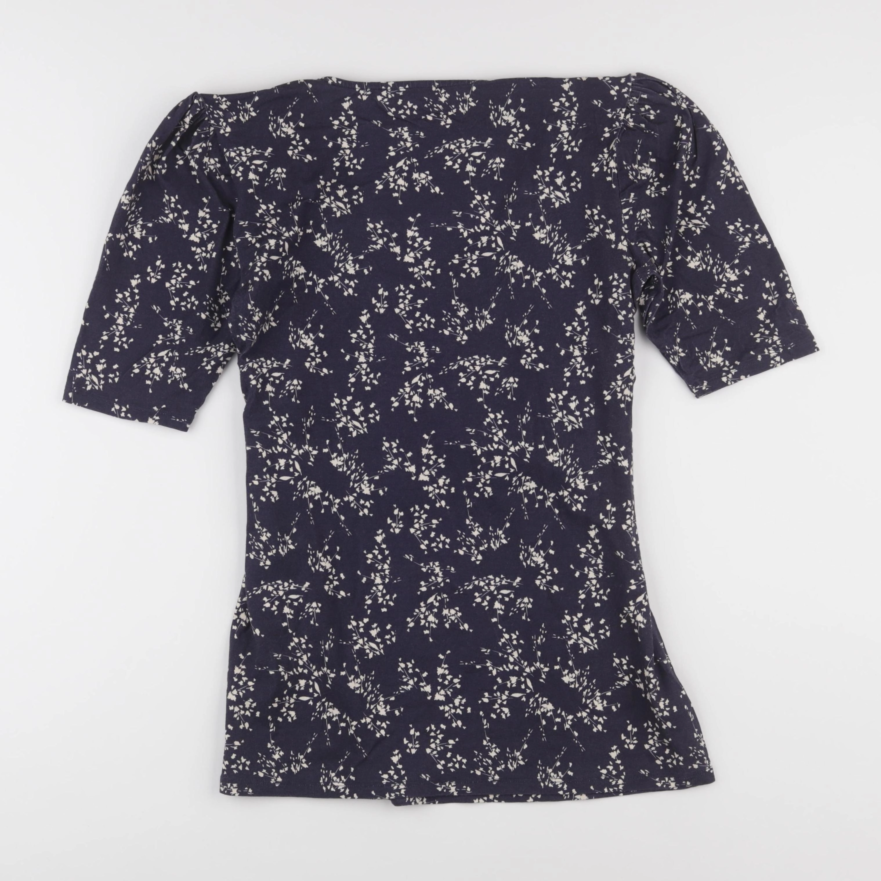 Envie de fraise - tee-shirt allaitement, grossesse bleu, blanc - 40 à 42
