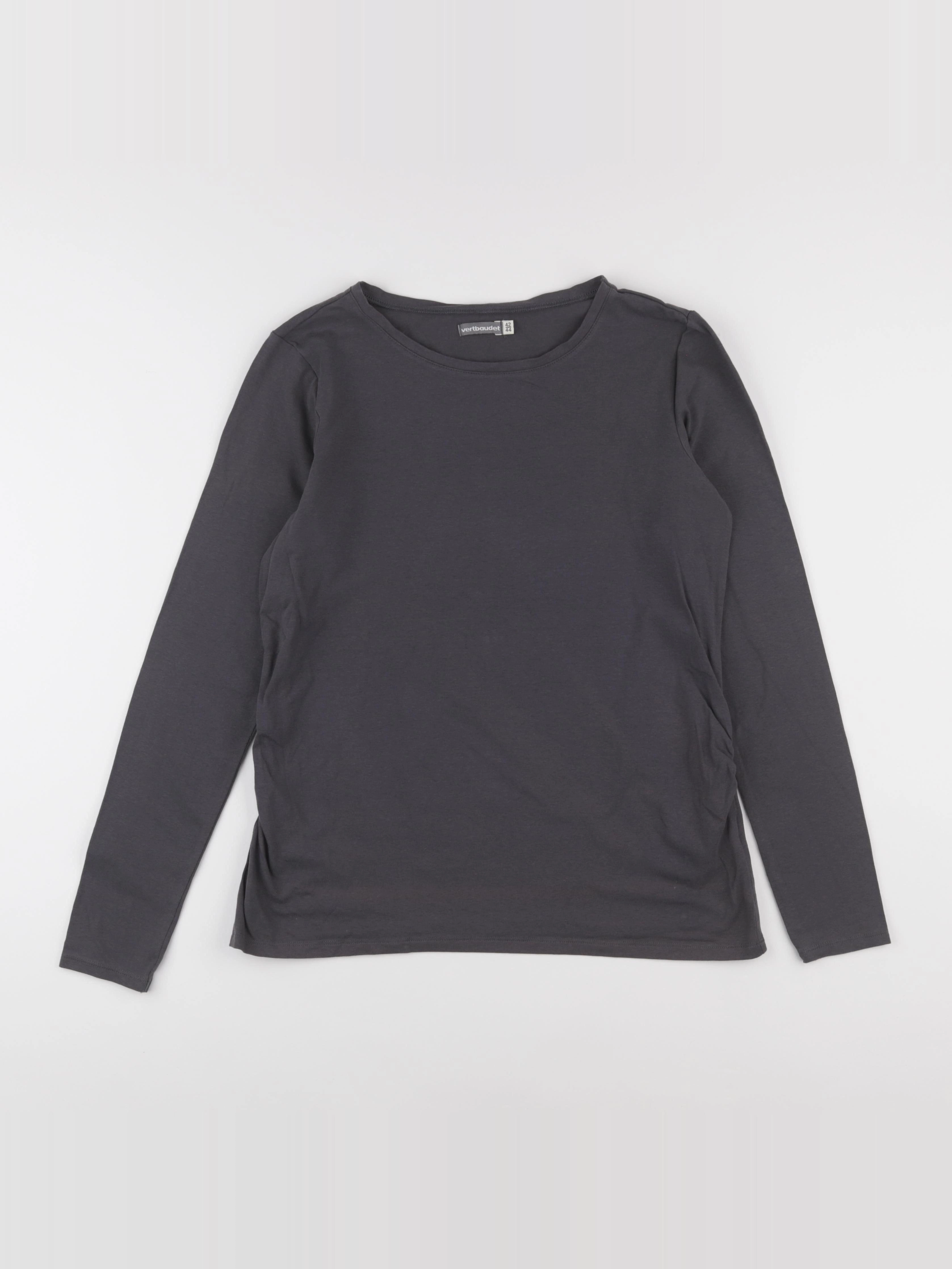 Vertbaudet - tee-shirt grossesse gris - 42 à 44