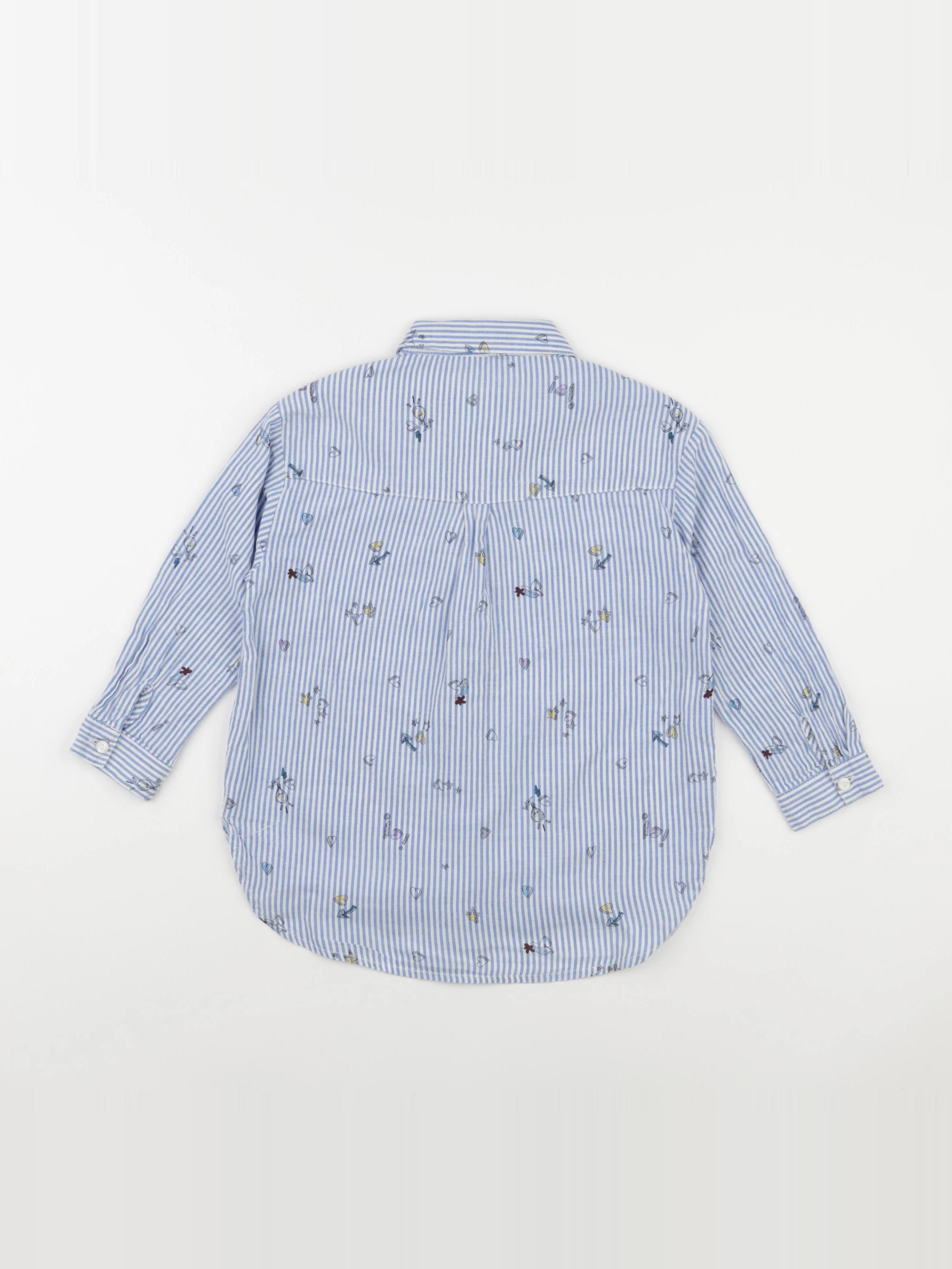 Zara - blouse bleu - 6 ans